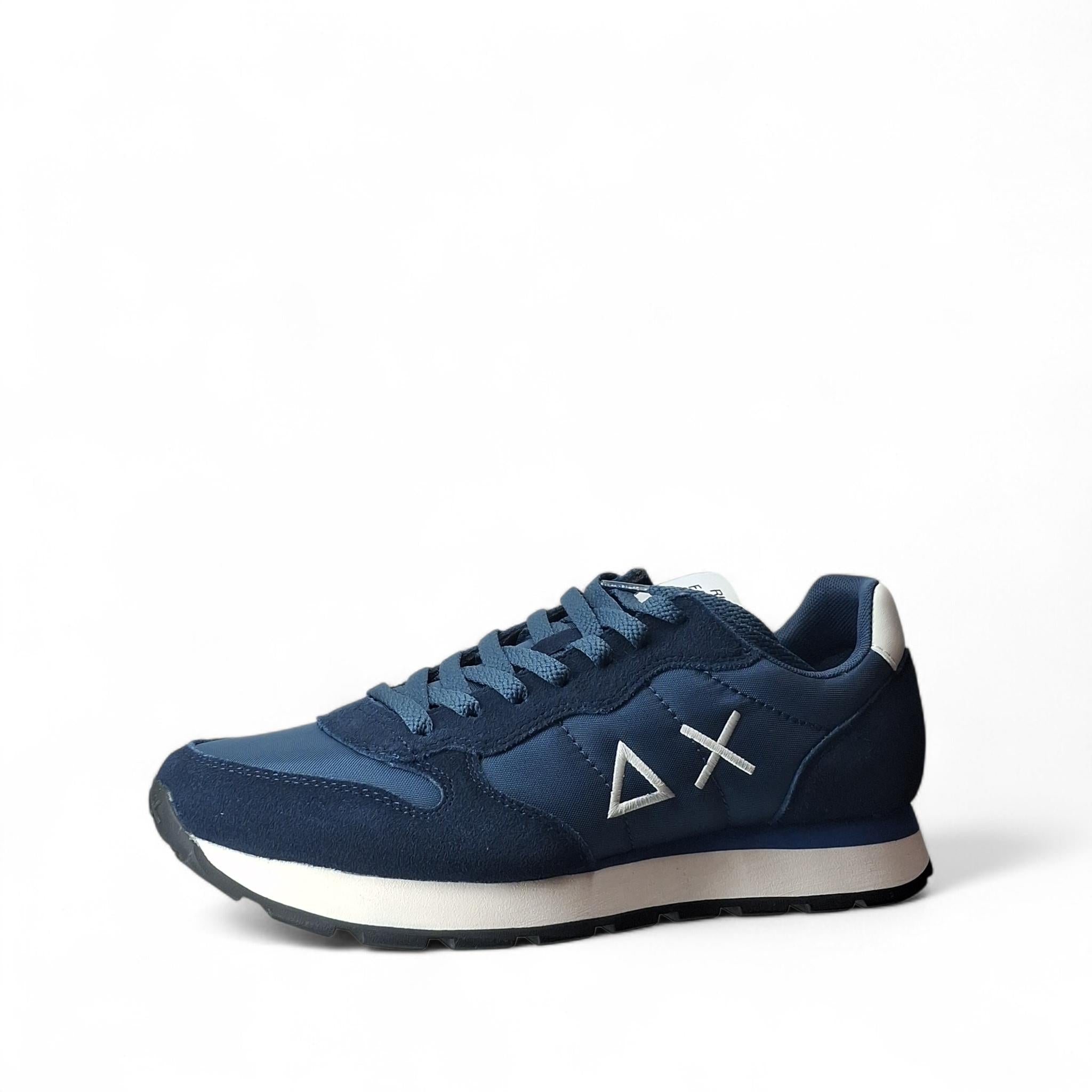 Sun68 Tom Solid Sneakers Basse da Uomo – Navy - BZ36101 NAVY