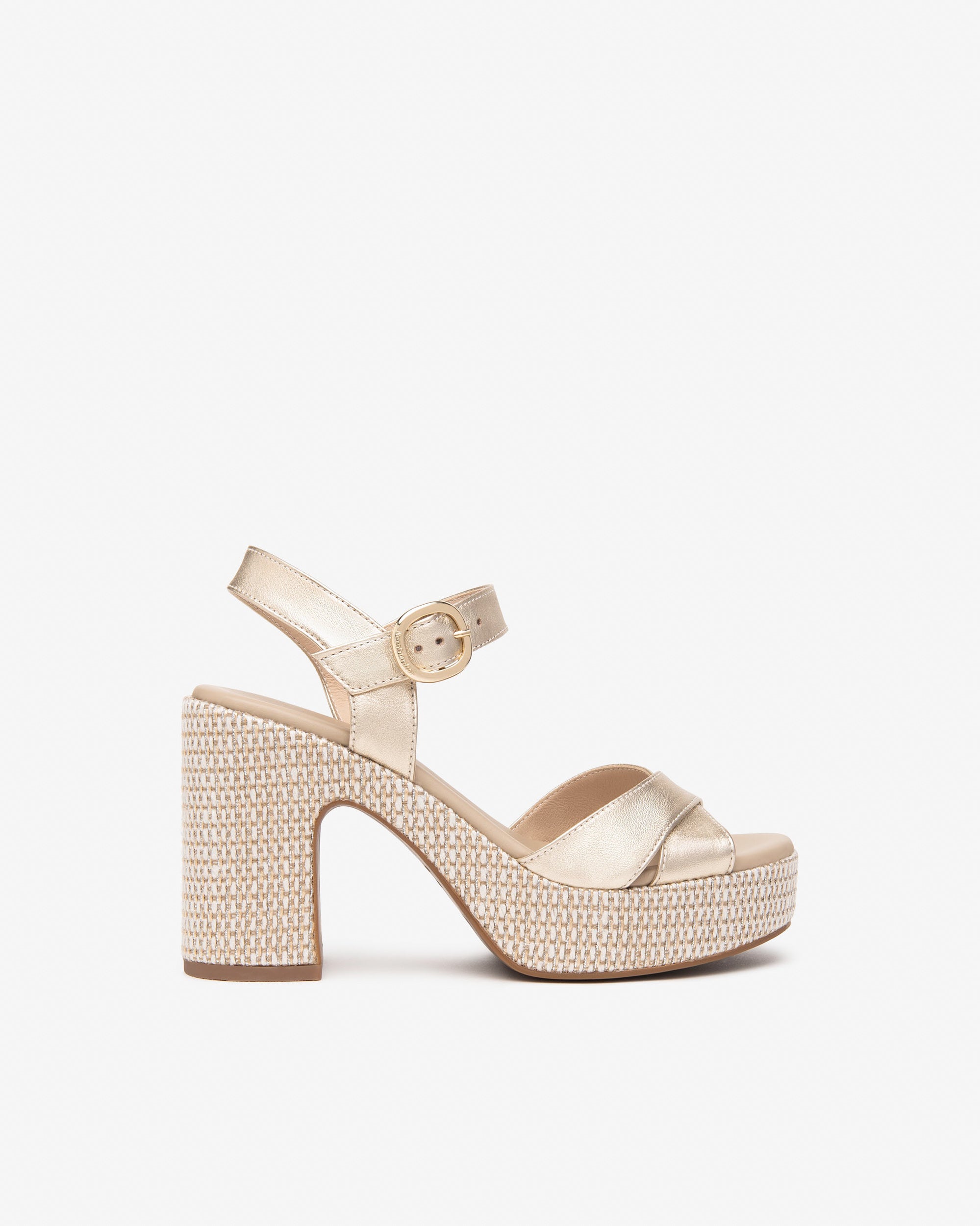 Nero Giardini Sandali con Tacco da Donna – Beige