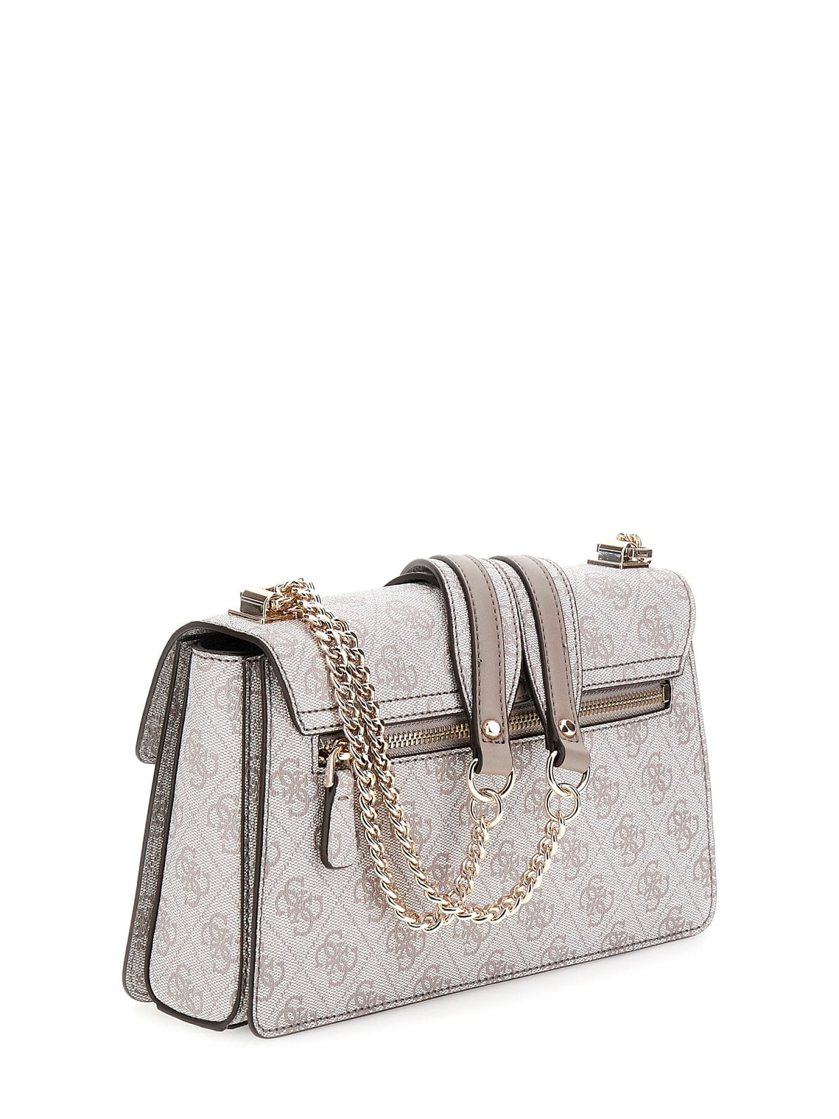 Guess Shopping Strutturate Zamira Luxury Satchel da Donna – Beige