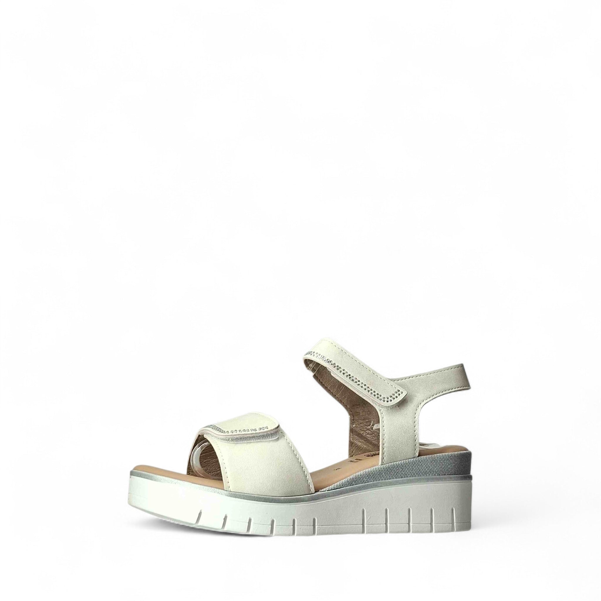 GiuliaLei Sandalo A Zeppa Sandali con Zeppa da Donna – Beige - GL443