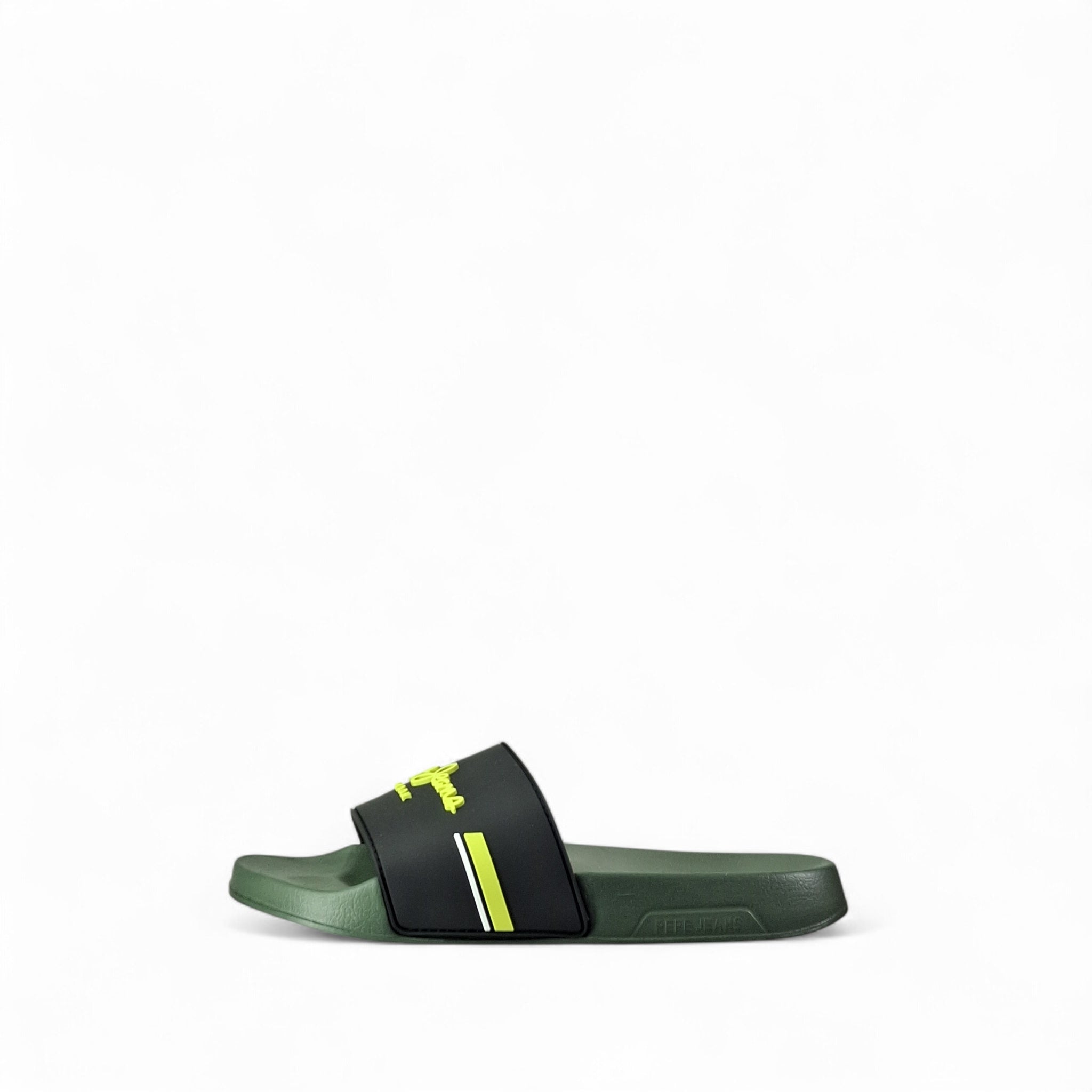 Pepe Jeans Slider Zone Ciabatte in Gomma da Uomo – Verde - PBS700001 765