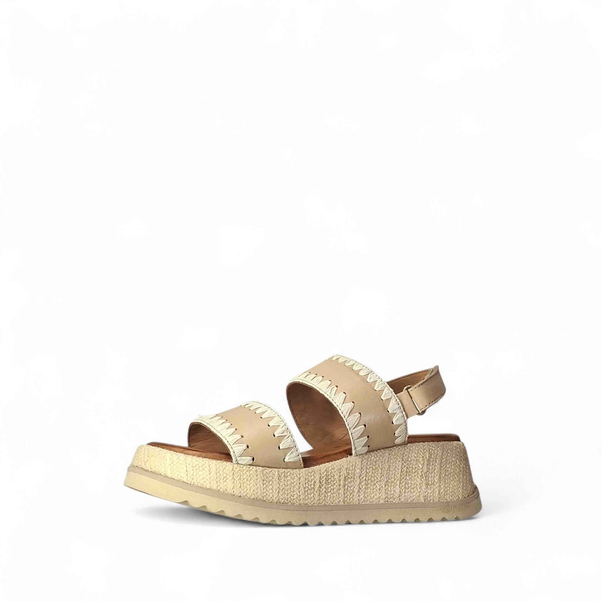 Kammi Sky Sandali con Zeppa da Donna – Beige - SKY11K