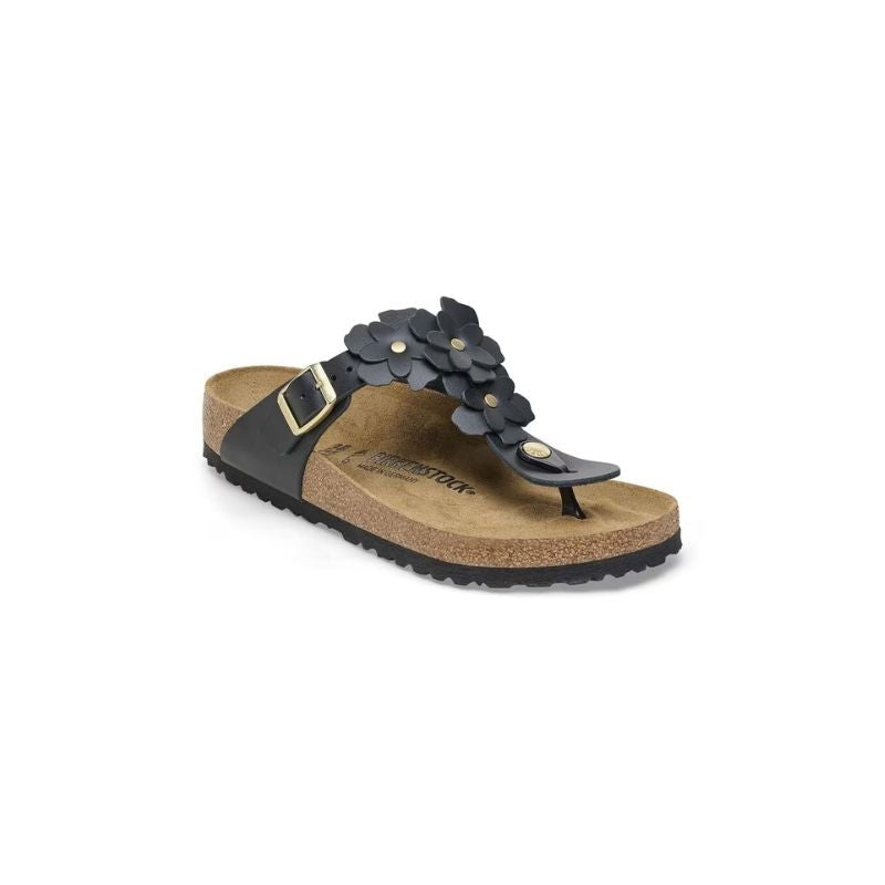 Birkenstock Infradito in Pelle Gizeh da Donna – Nero