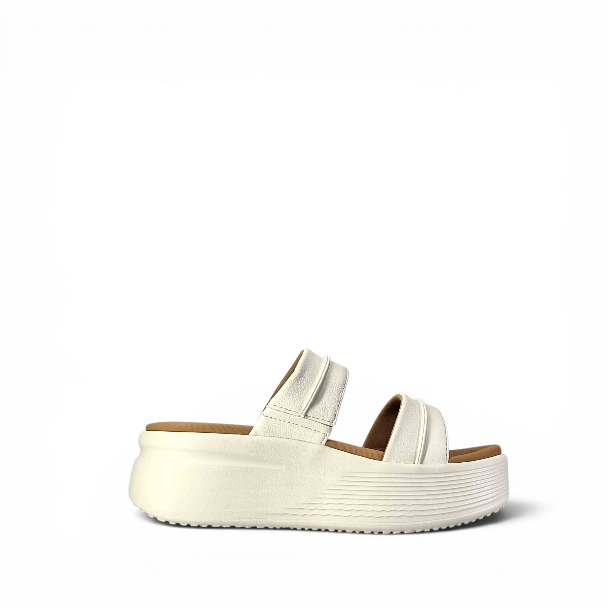 Dude Austin Slide Classic Sandali Con Zeppa da Donna – 45256 IVORY
