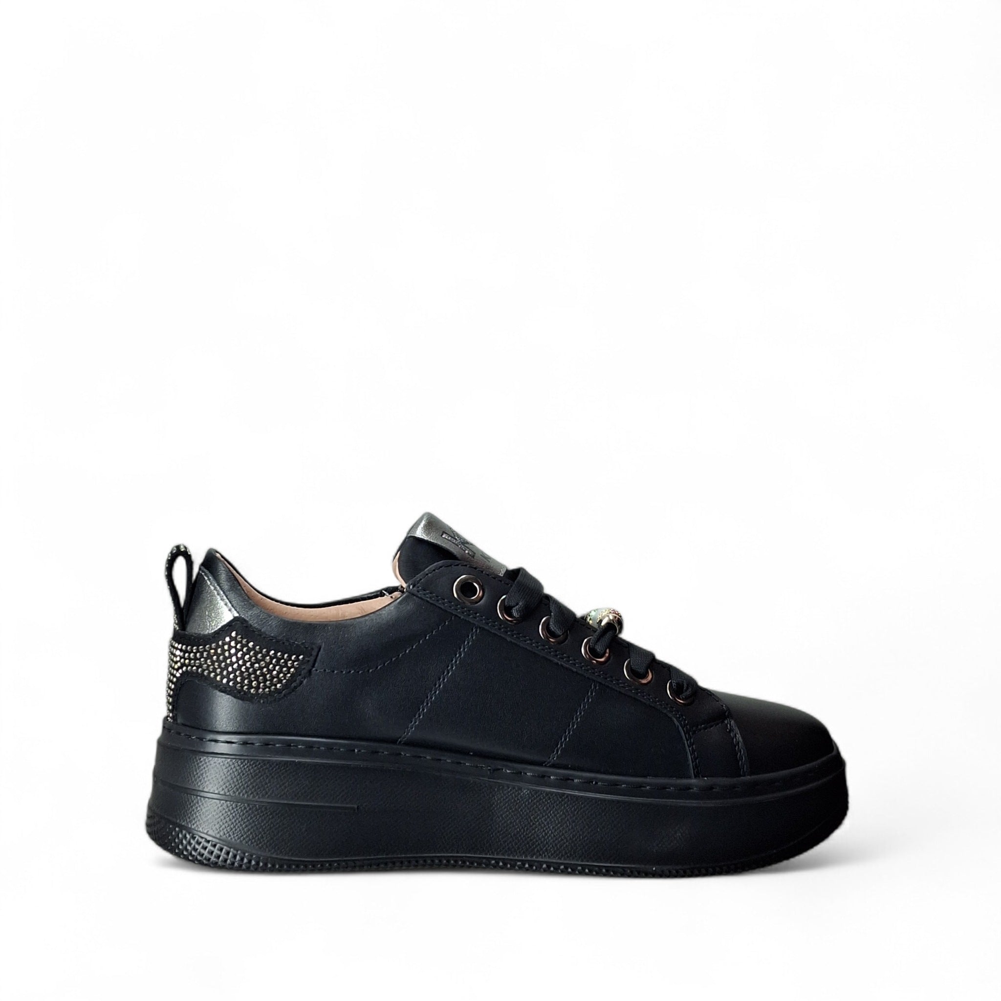 Keys Sneakers Basse da Donna – Nero - K-11212 BLACK