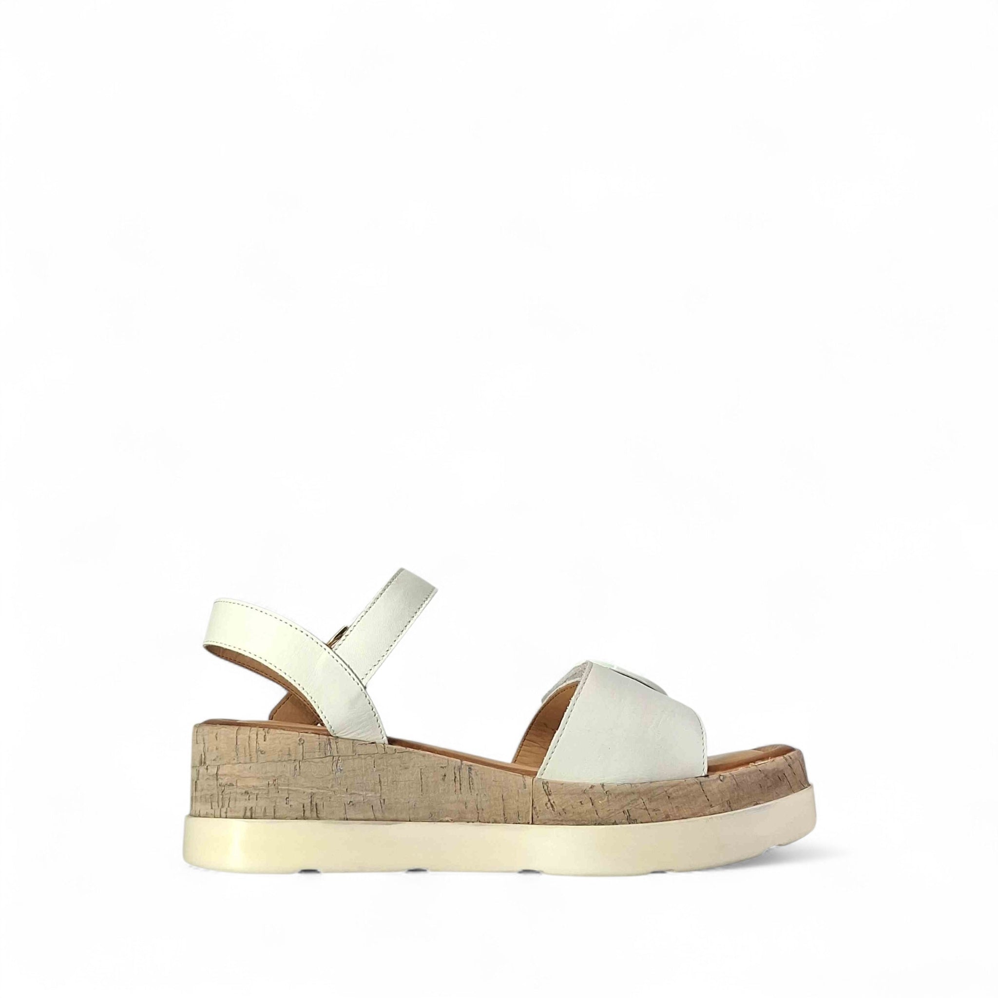 Kammi Karen Sandali con zeppa da Donna – RE S P01K WHITE