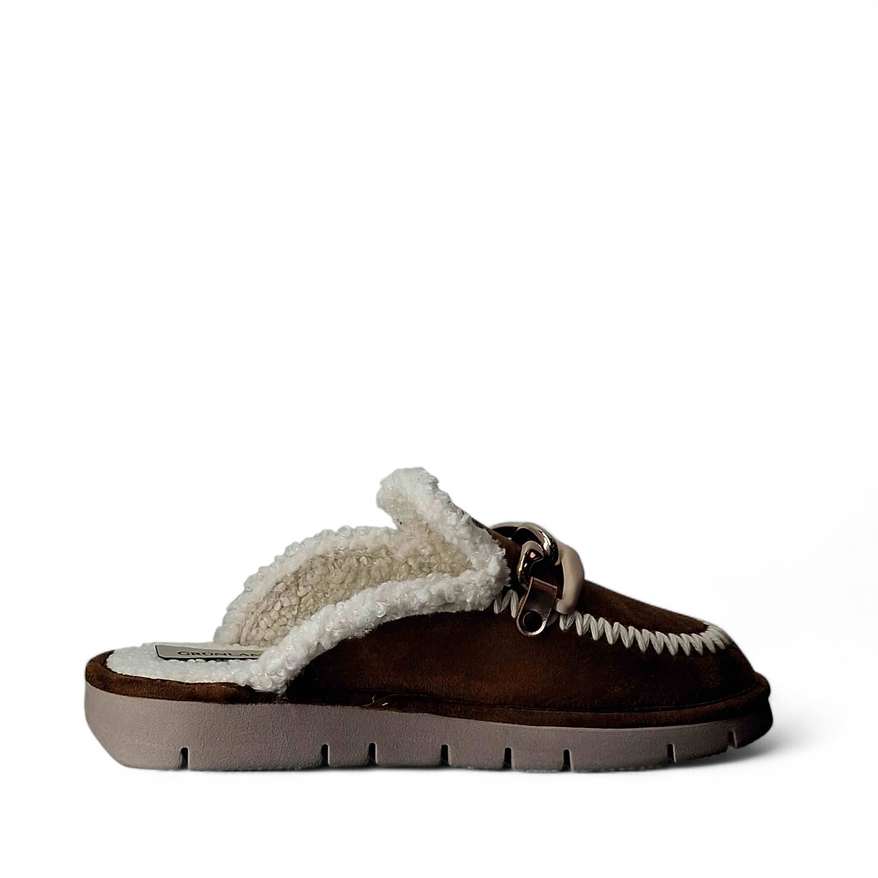 Grunland Pantofole Chiuse Ci da Donna – Cuoio