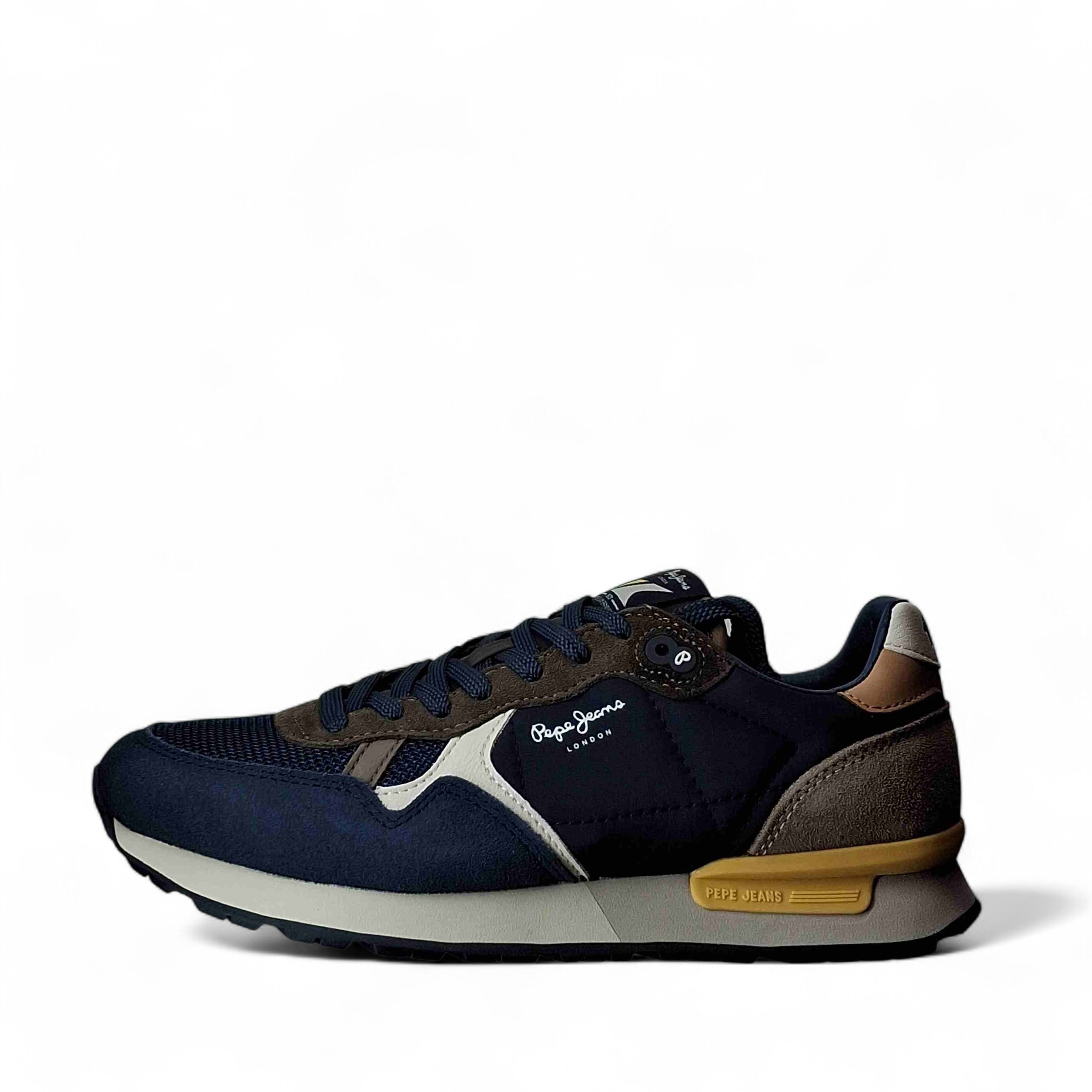 Pepe Jeans Sneakers Basse Brit Essence da Uomo – Navy