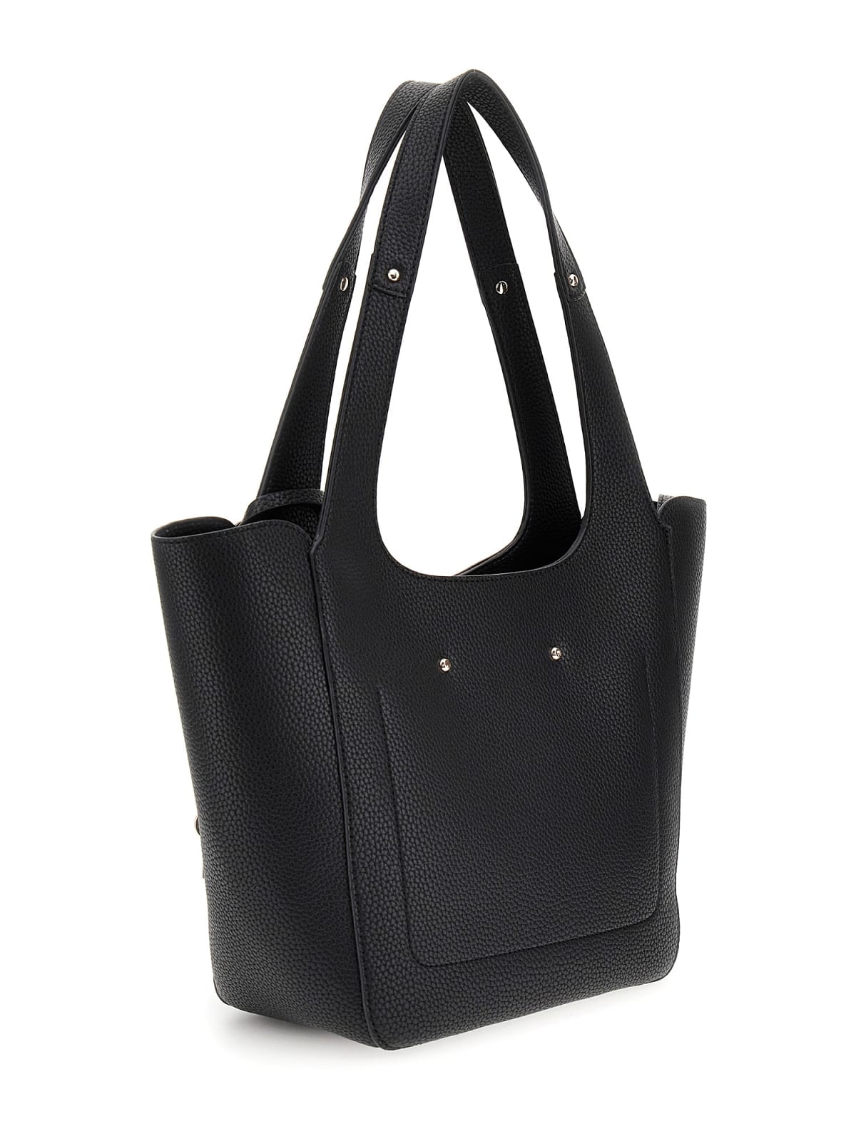 Guess Shopping Strutturate Helina Tote da Donna – Nero