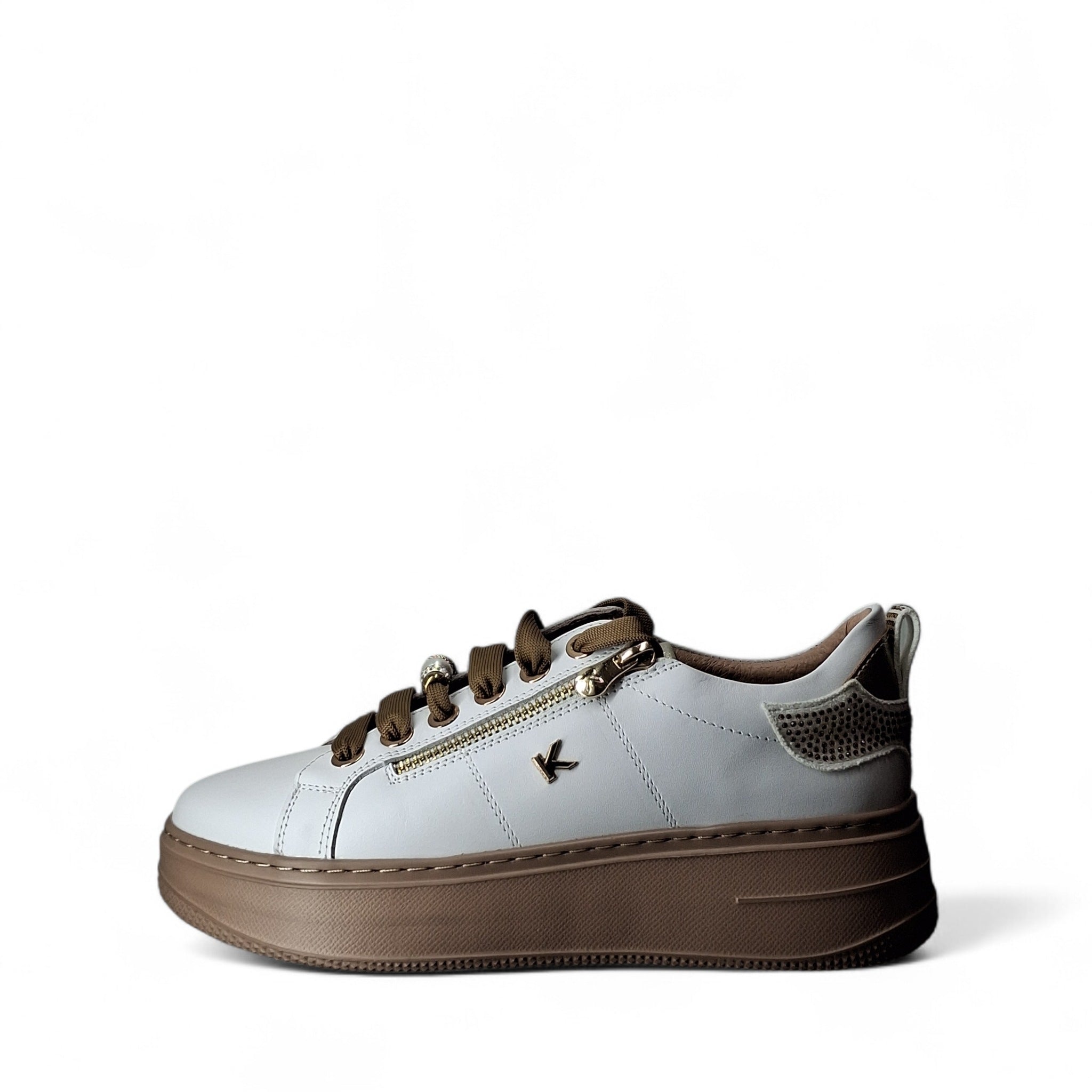Keys Sneakers Basse da Donna – Bianco - K-11212 WHITE