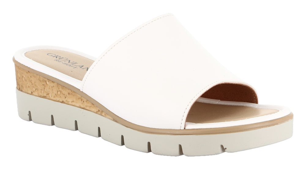 Grunland Ciabatte con Zeppa Ci da Donna – Bianco