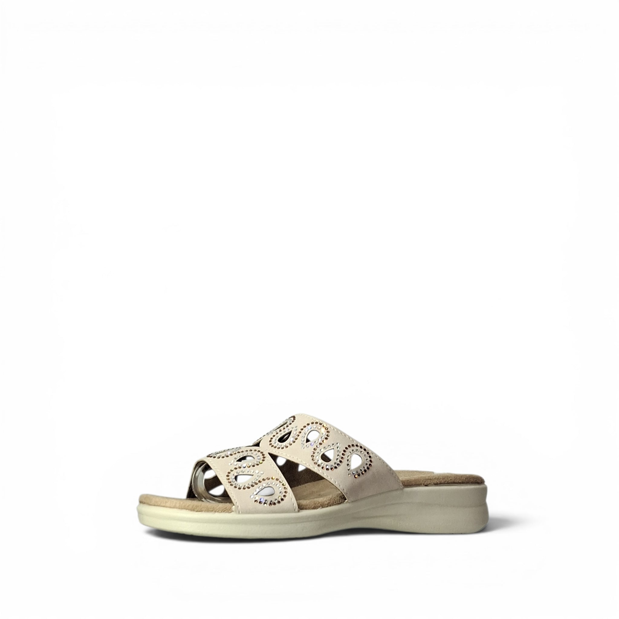 Valleverde Veronica Ciabatte Basse da Donna – 25331 TAUPE