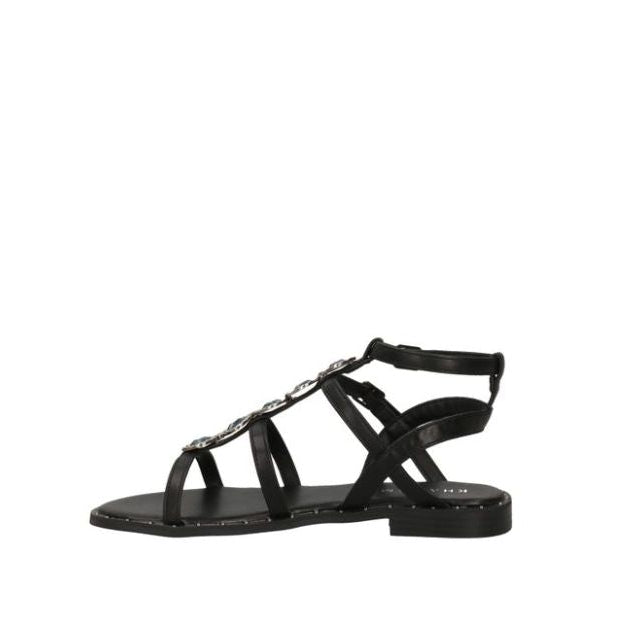 Kammi Sandali Bassi da Donna – Nero - 9245
