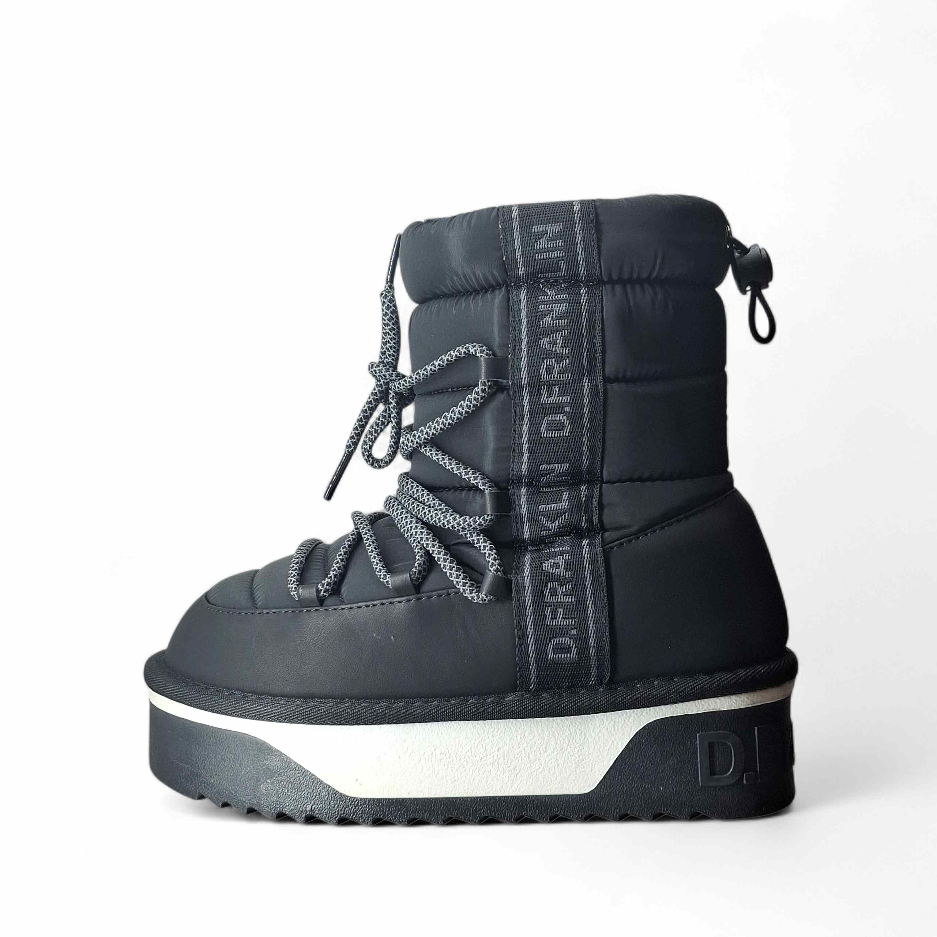 D.Franklin Stivaletti con Pelo da Donna – Nero