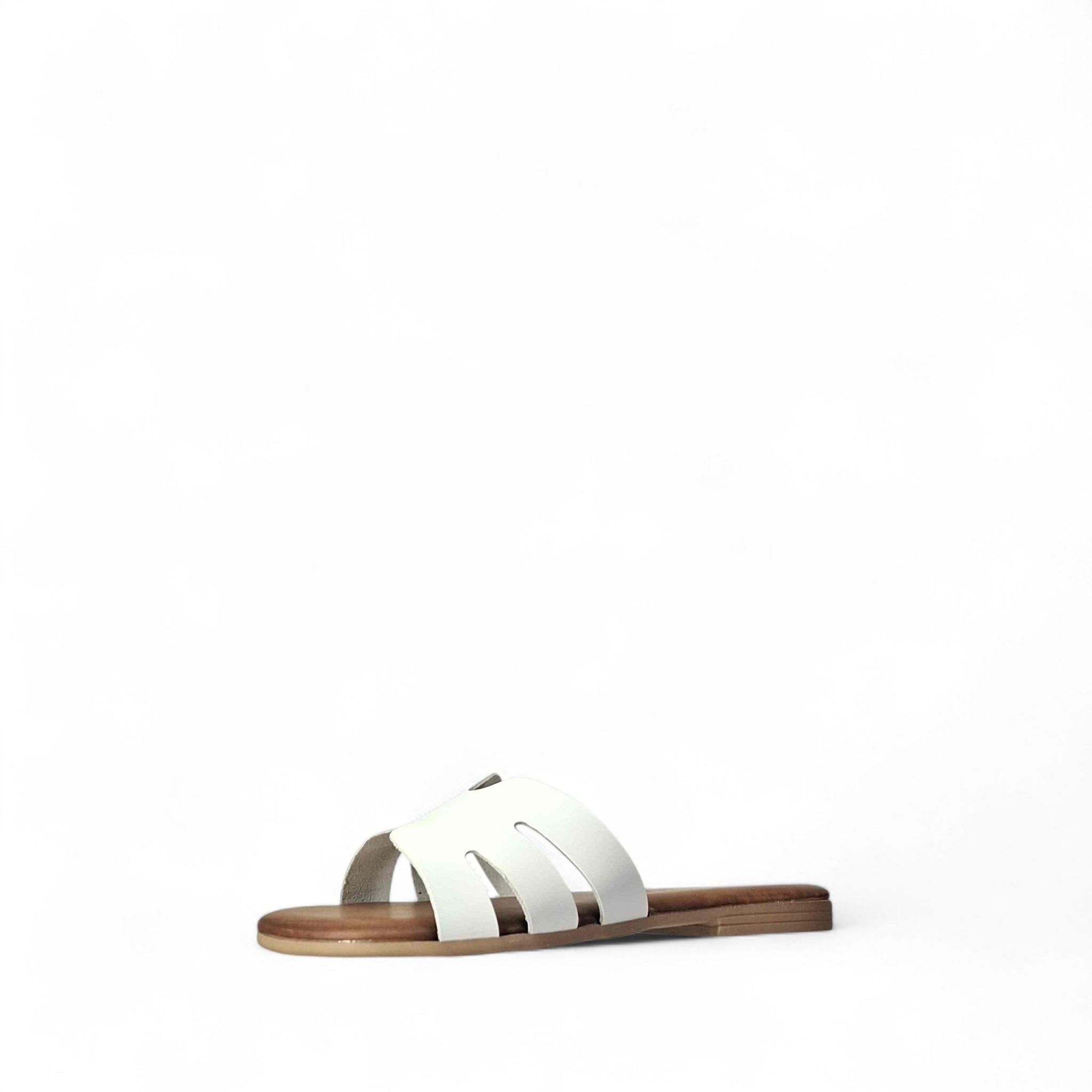 Kammi Ciabatta H Sandali Ciabatta da Donna – Bianco - MM5102 BIANCO