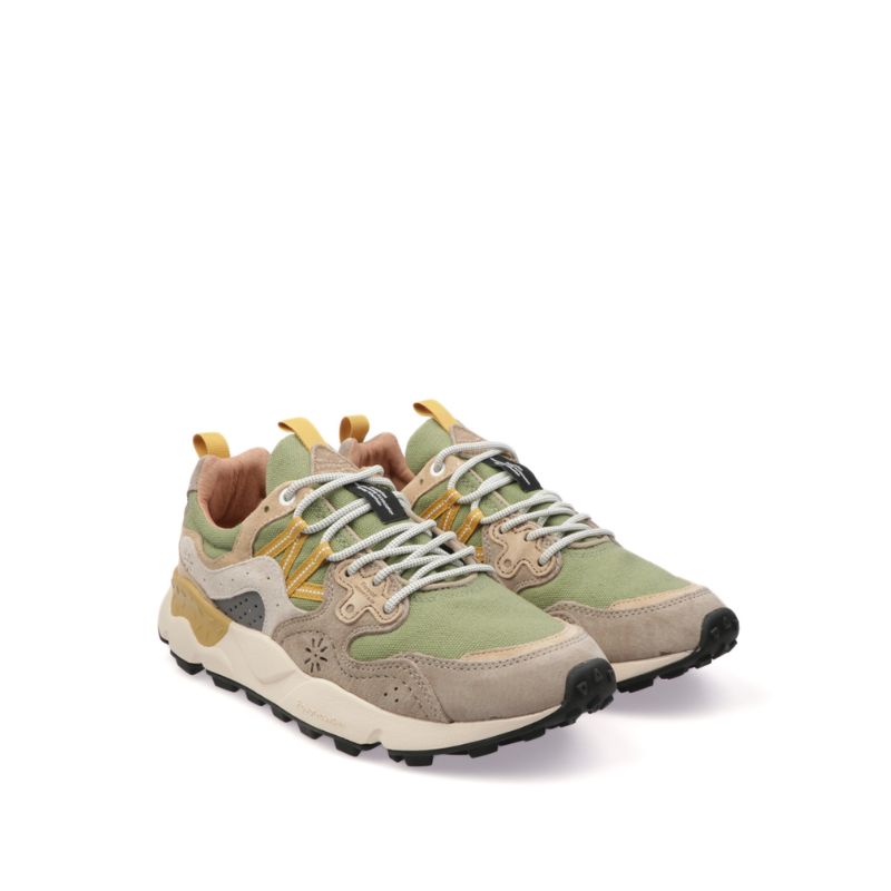 Flower Mountain Sneakers Basse Yamano da Uomo – Multicolor
