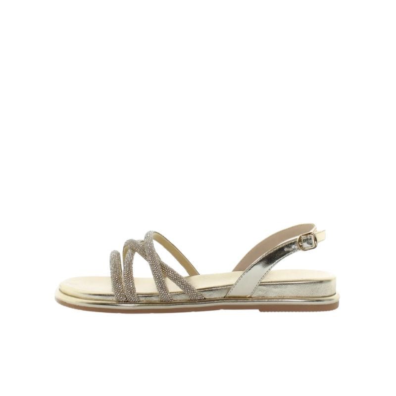 Kammi Sandali Bassi da Donna – Argento - 9326