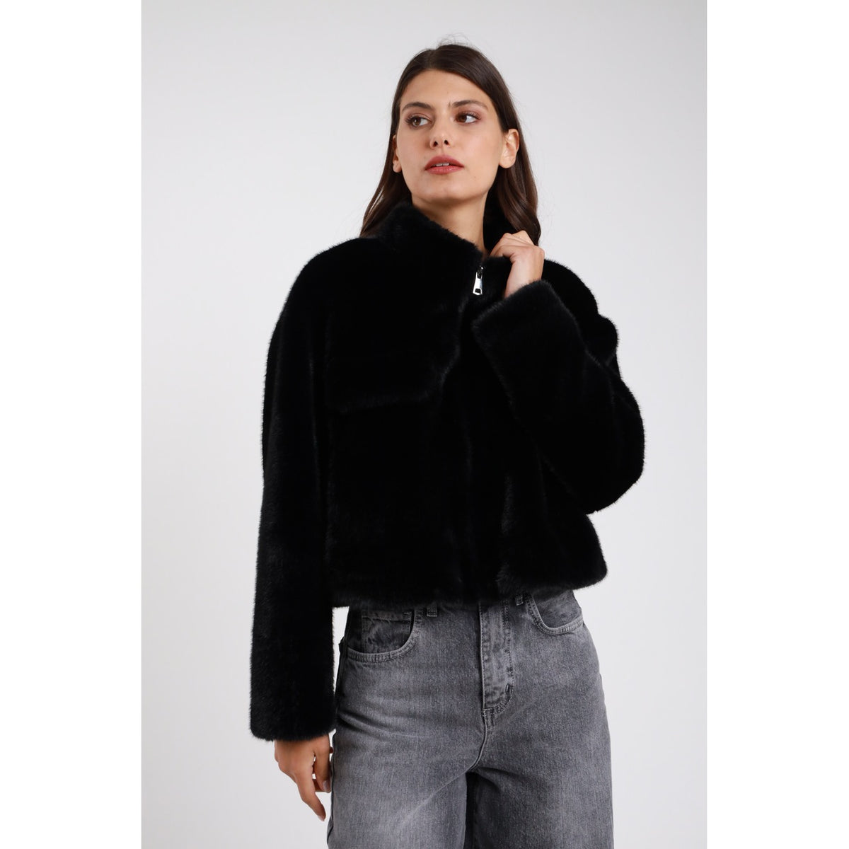 Susimix Giacca zip Giacca da Donna – 25208 NERO