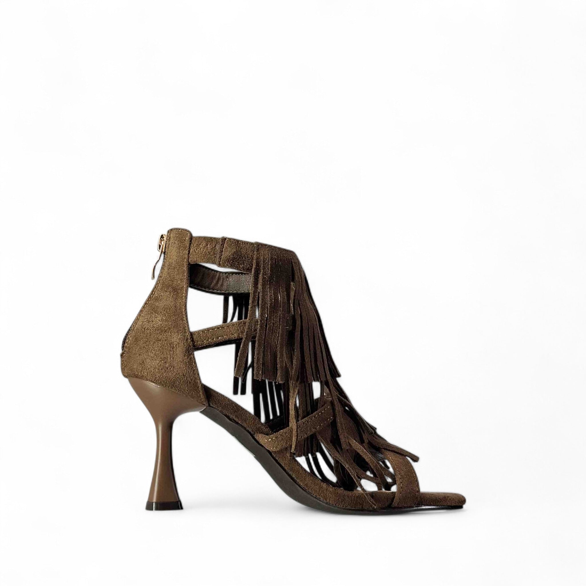 Kammi Kanie Sandali con Tacco da Donna – Testa di Moro - 2592+2