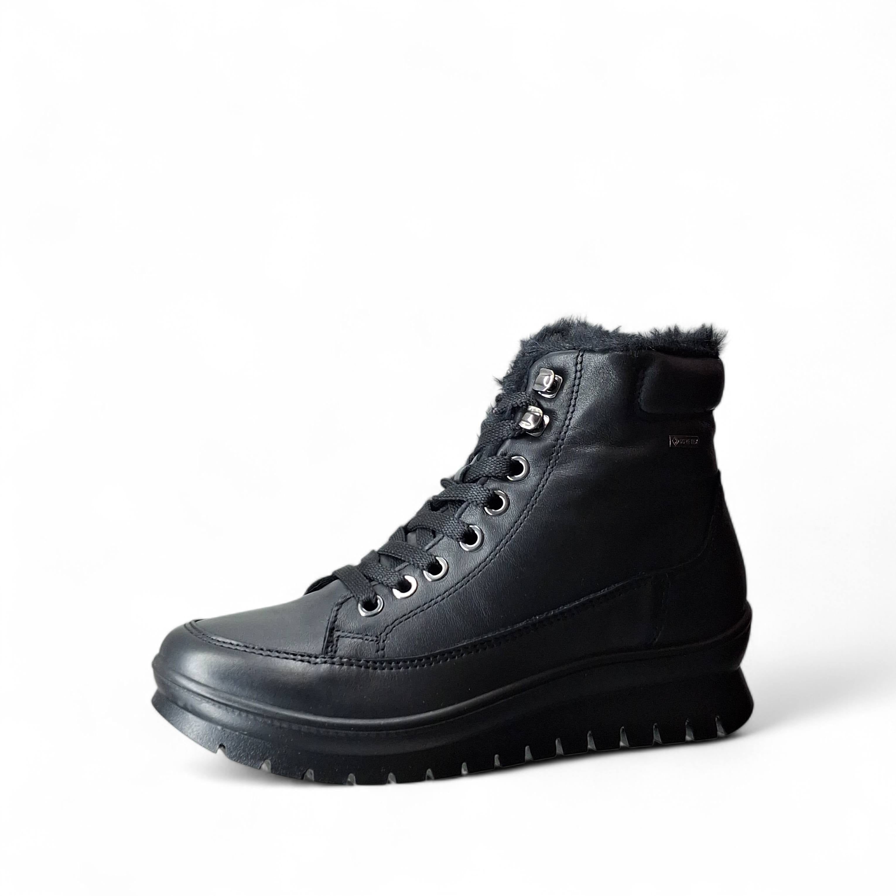 Igi&Co Stivaletti Stringati Donna Kia Gtx da Donna – Nero