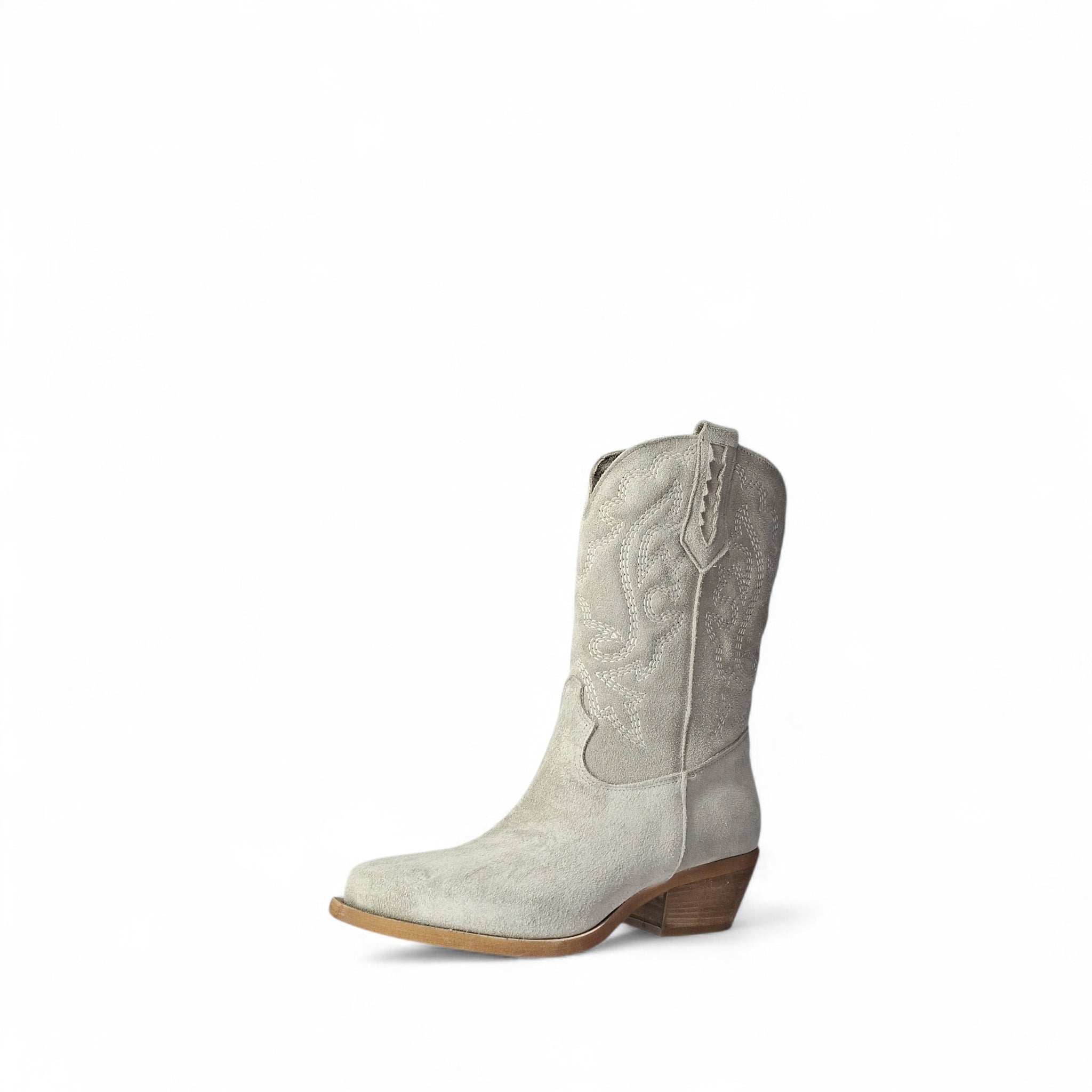 Kammi Telma Stivaletti Texani da Donna – Beige - TEX4090