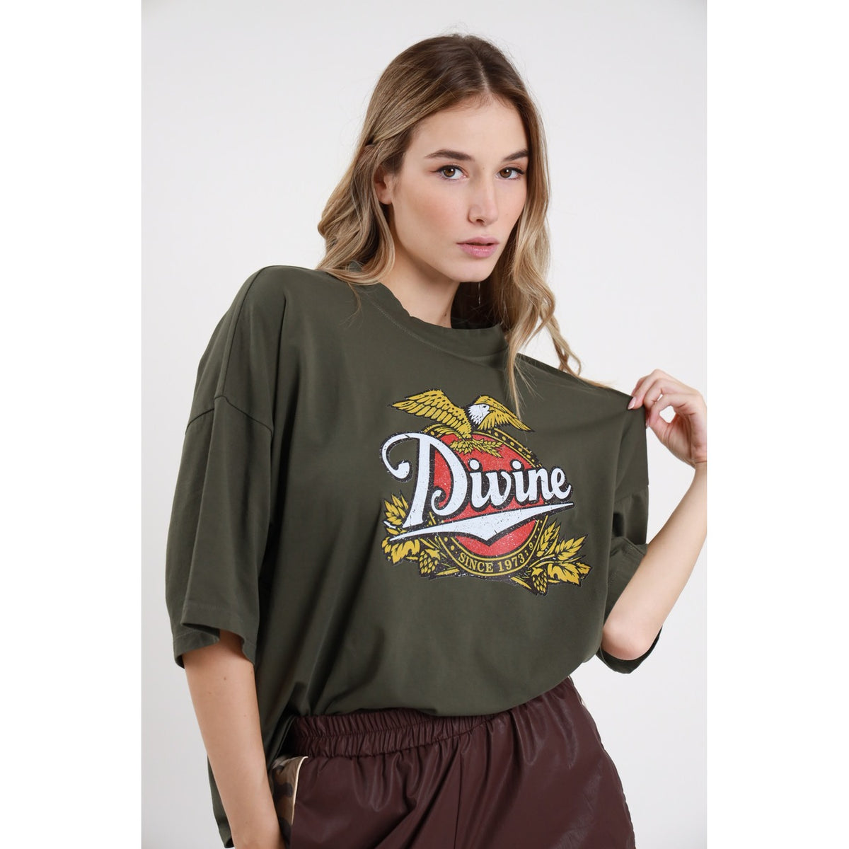 Susimix T-shirt darling T-shirt da Donna – 278M MILITARE