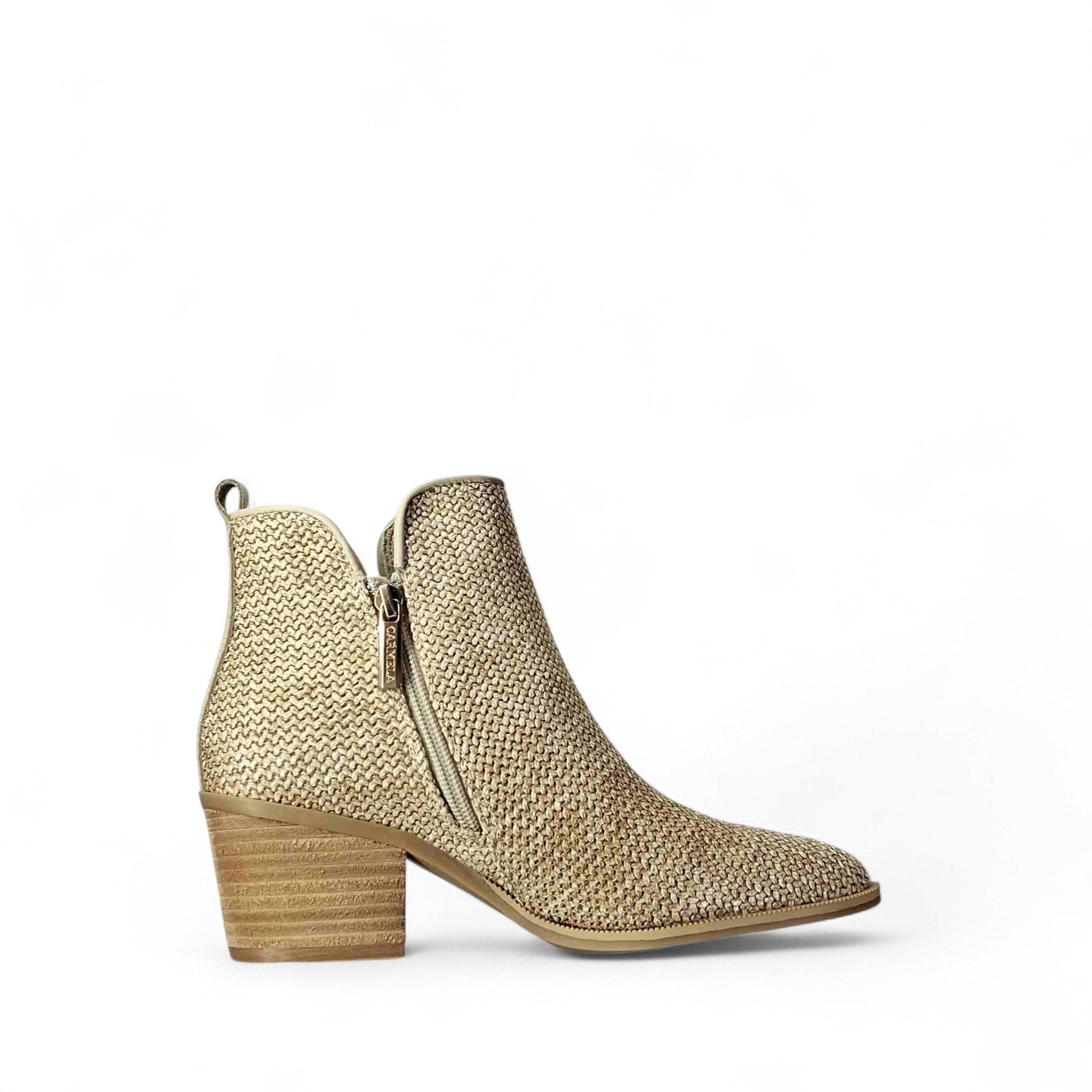 Carmela Texano Rafia Stivali Texani da Donna – Beige - 163223