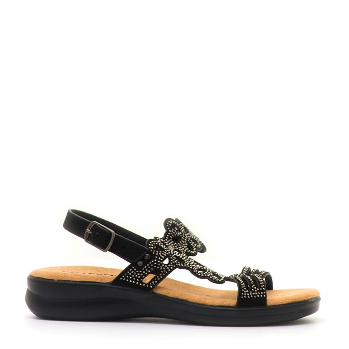 Valleverde Sandali Bassi da Donna – Nero