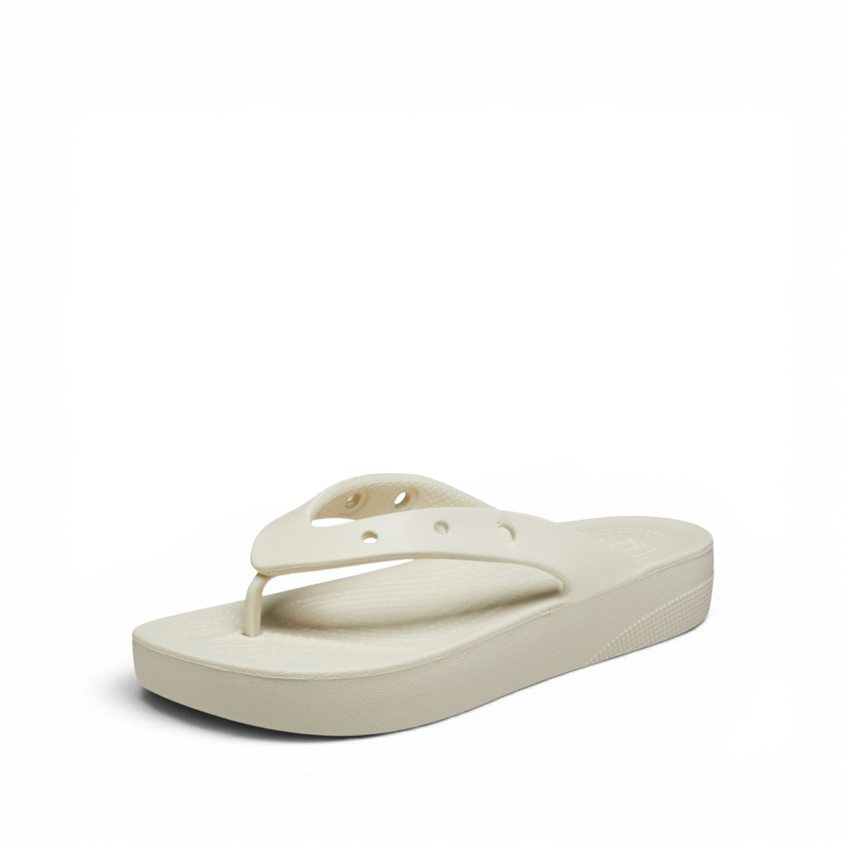 Crocs Classic Platform Flip W Ciabatte In Gomma da Donna – 207714 WHITE