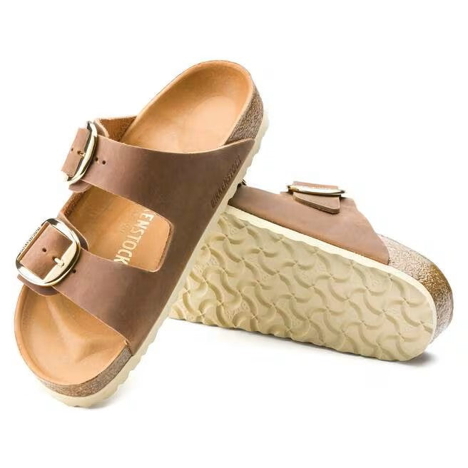 Birkenstock Arizona Ciabatte Basse da Donna – Cognac - ARIZONA1011073