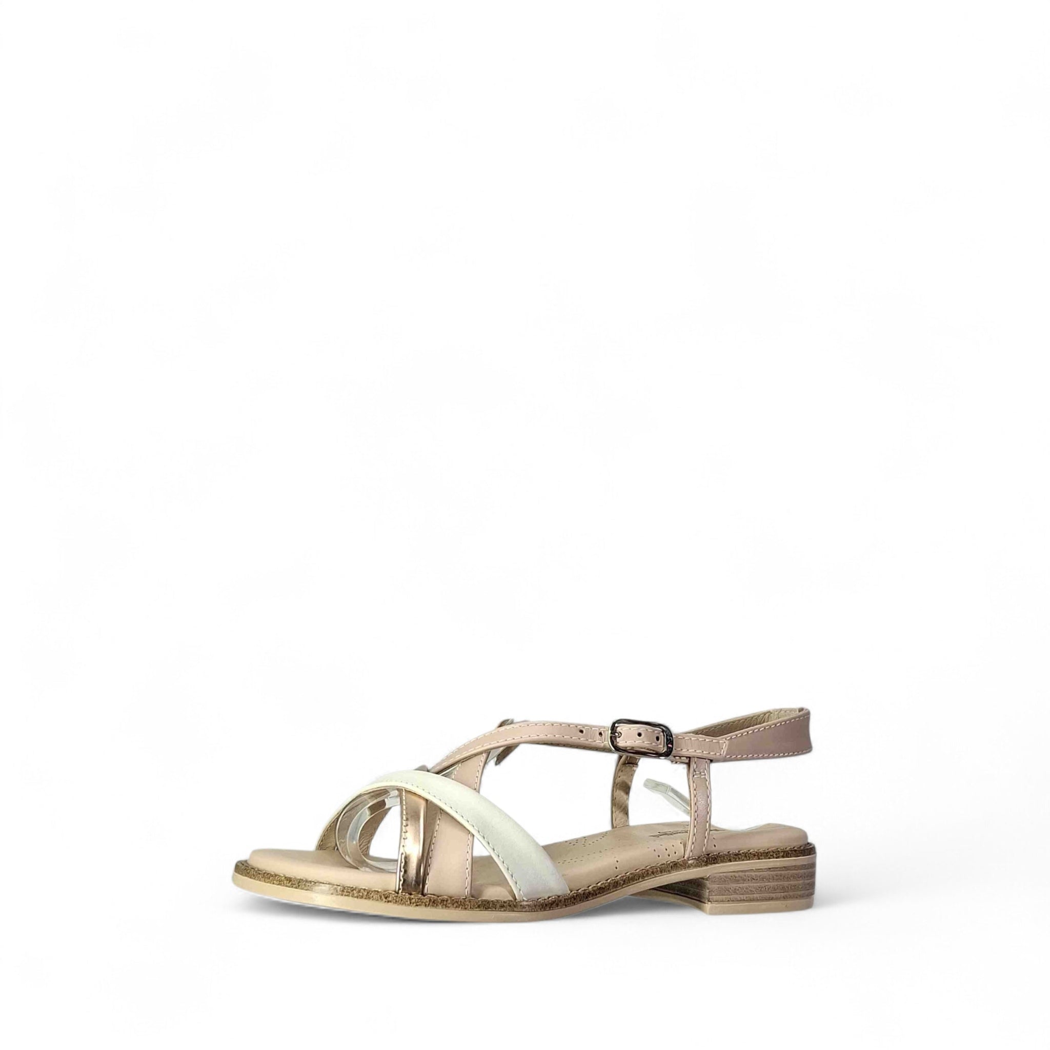Nero Giardini Greta Sandali Bassi da Donna – Osso - E615890 D 713