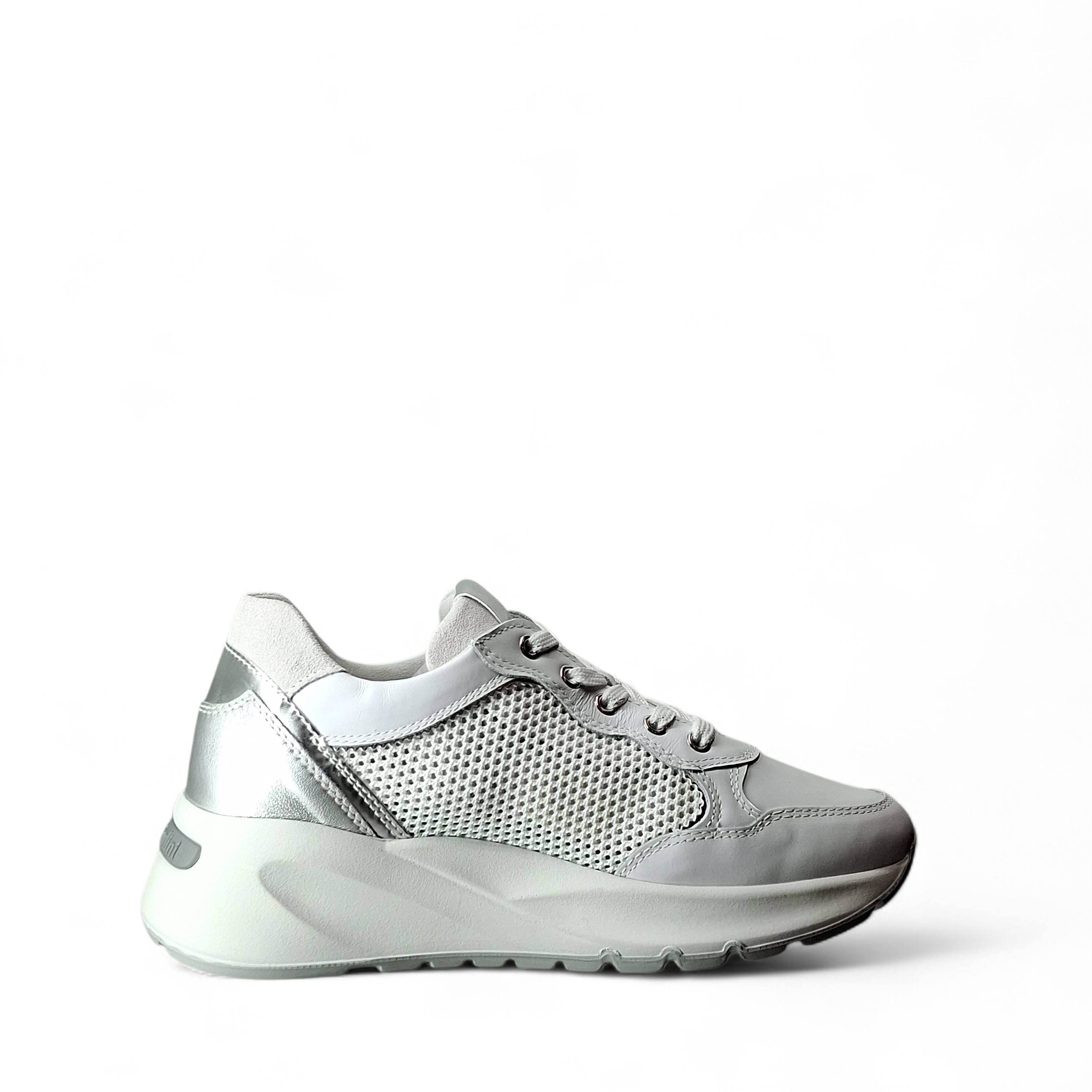 Nero Giardini Nina Sneakers Basse da Donna – Bianco - E615180 D 707