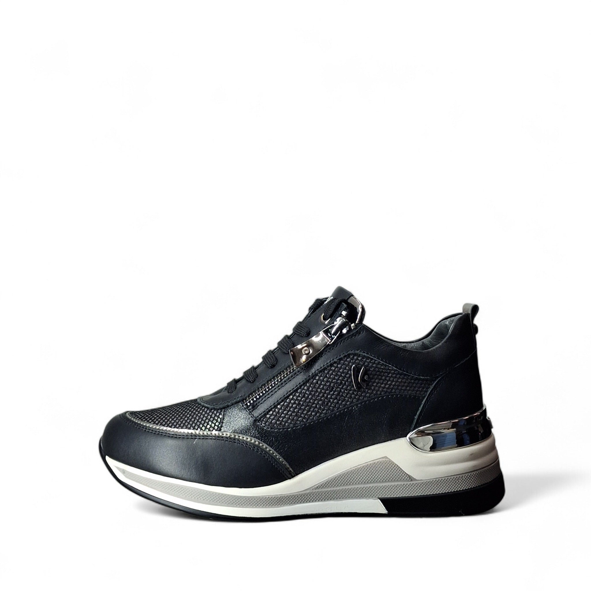 Keys Sneakers Basse da Donna – Nero - K-9814