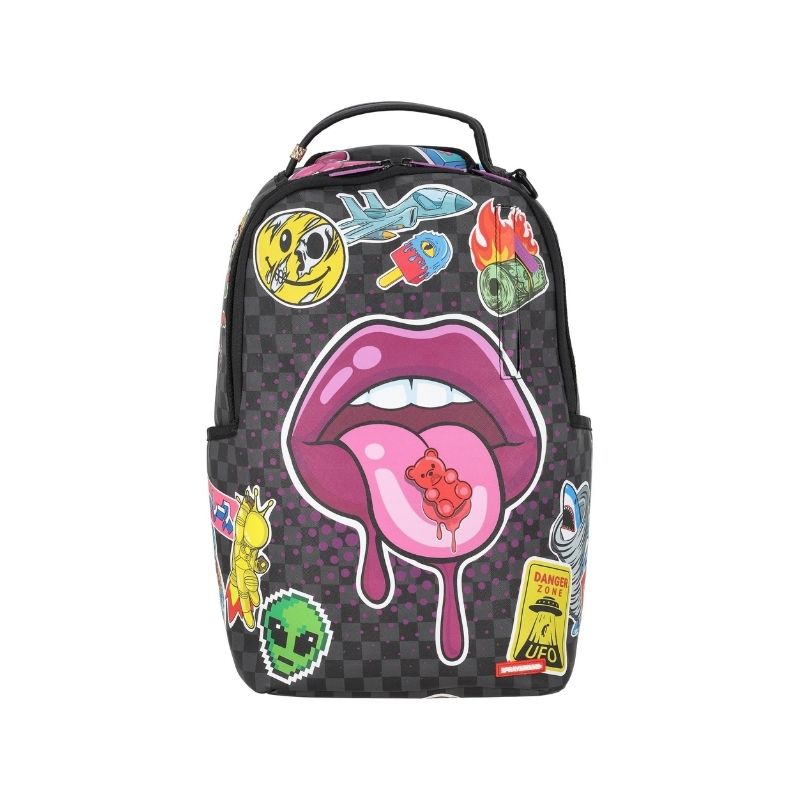 Sprayground Lips smack down dlxsv backpack Zaini streetwear da Unisex – 910B7581NSZ
