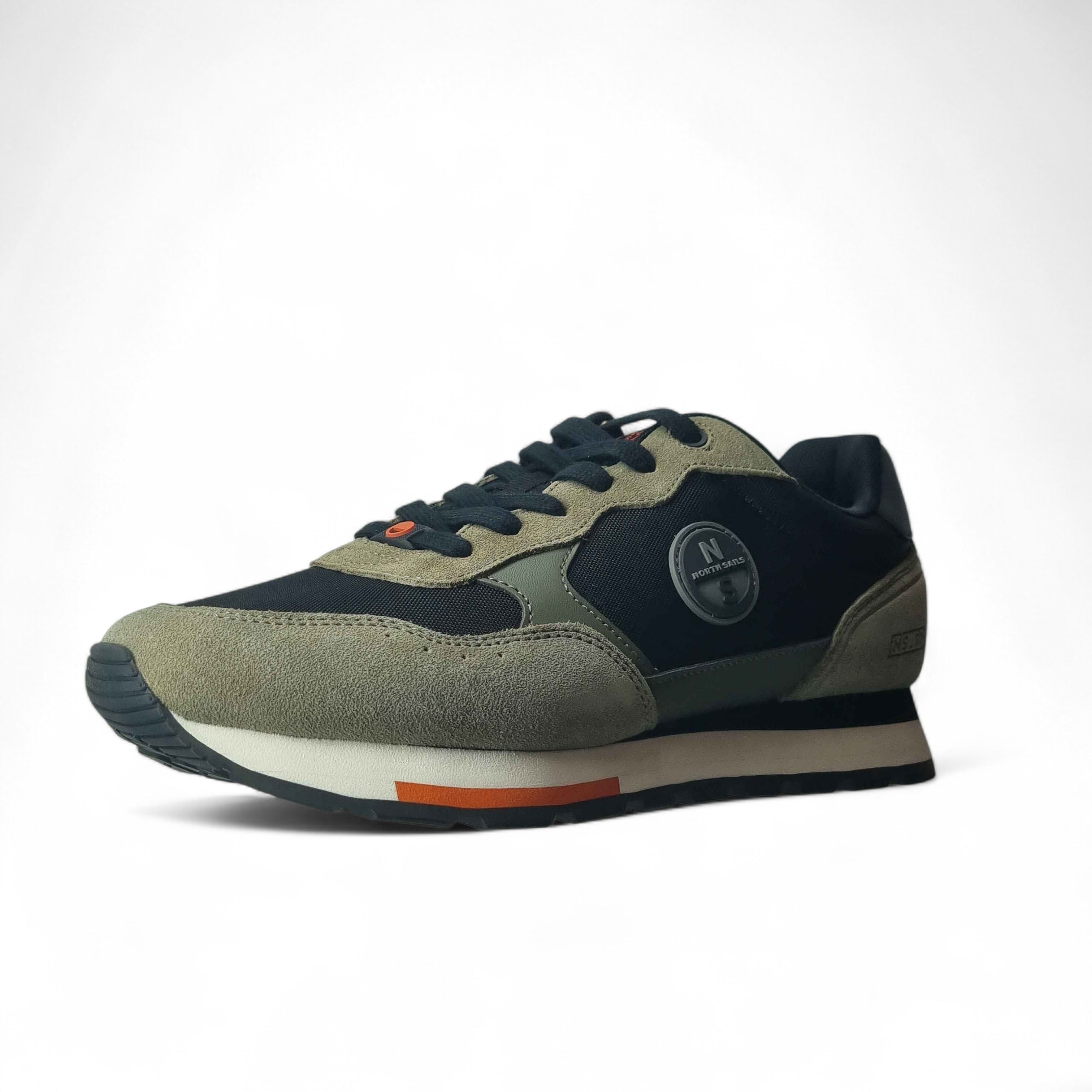 North Sails Sneakers Basse Route Black Sage da Uomo – Nero