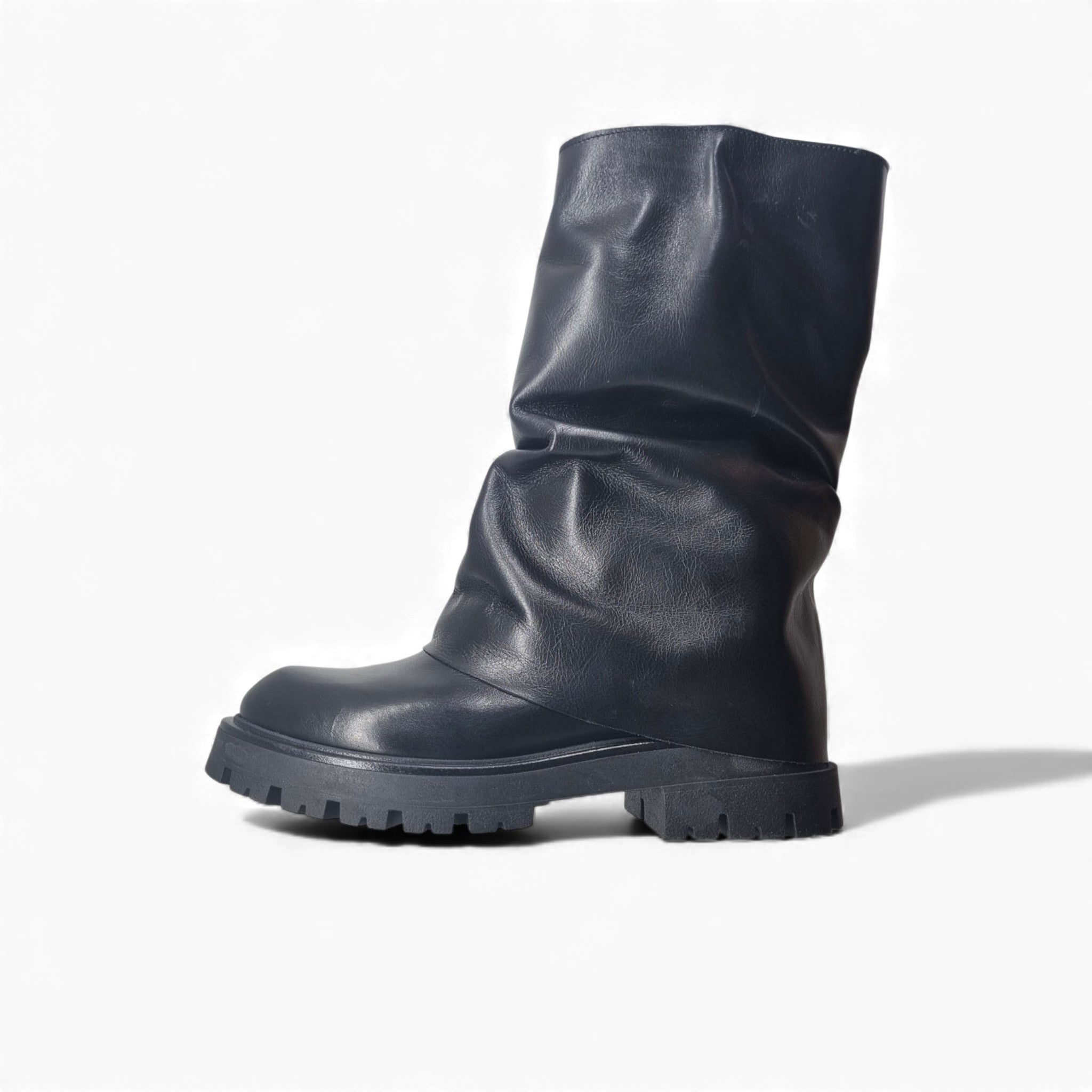 Kammi Stivaletti senza stringhe Texano da Donna – Nero