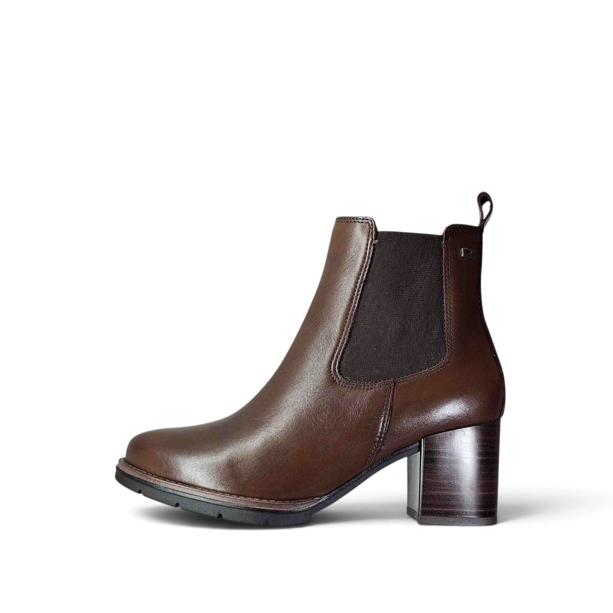 Valleverde Barny T Stivaletti Tondi Con Tacco da Donna – 17201 MARRONE