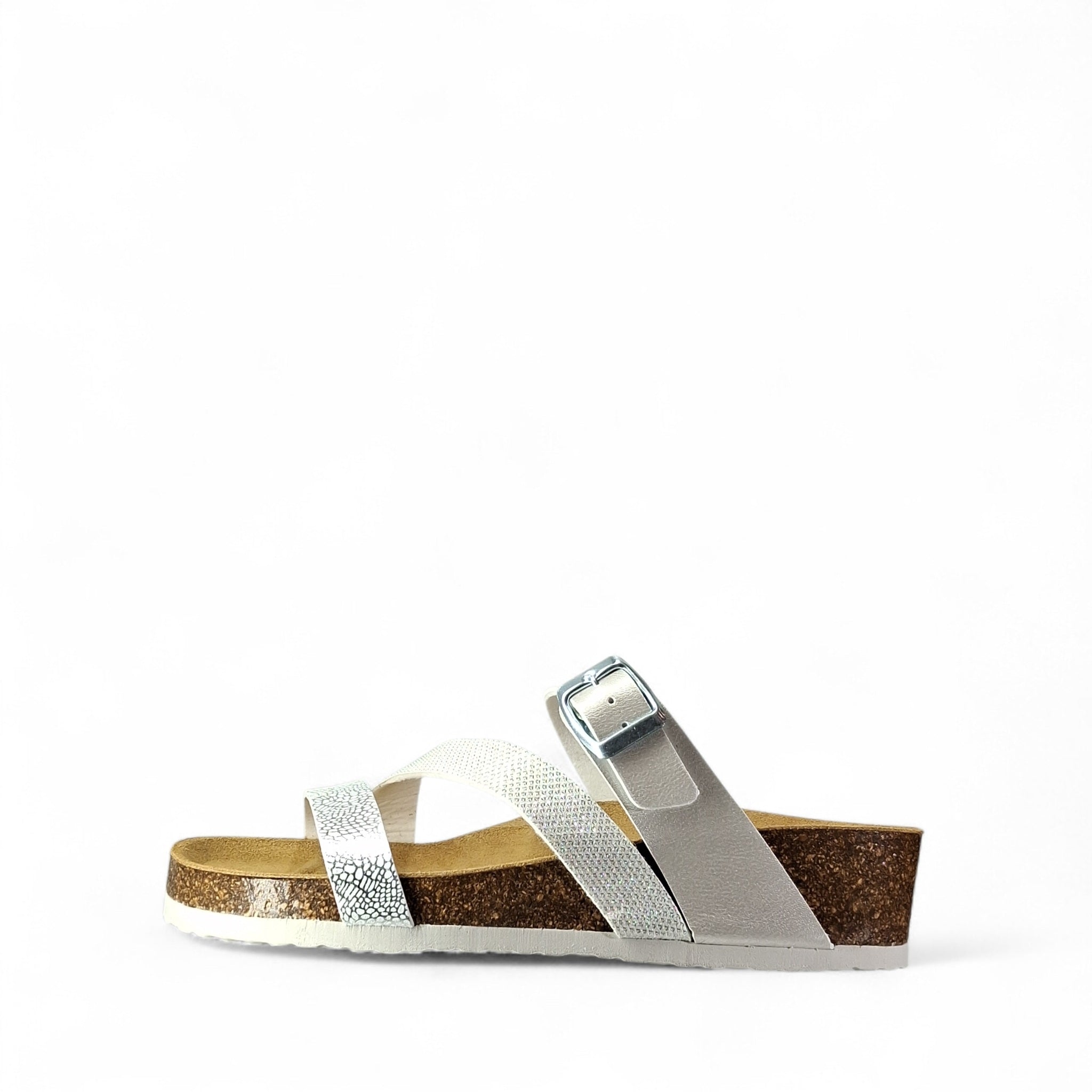Dorea Natural Ciabatte Basse da Donna – Bianco - CN345B