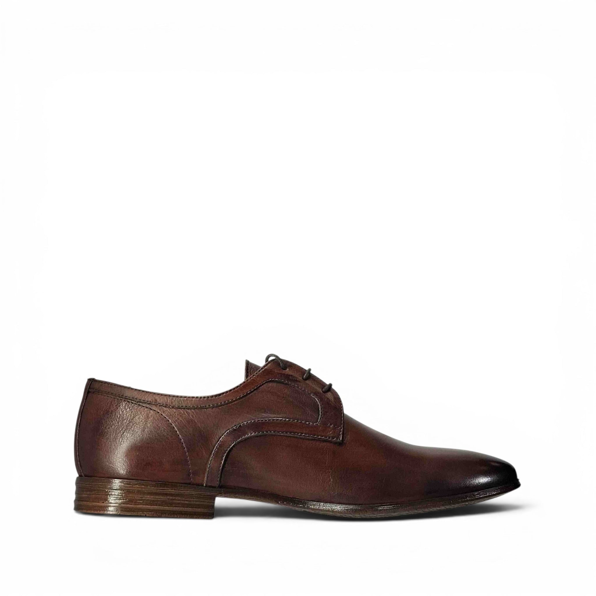 Exton Riky Scarpe Eleganti Stringate da Uomo – 7121 CASTAGNO