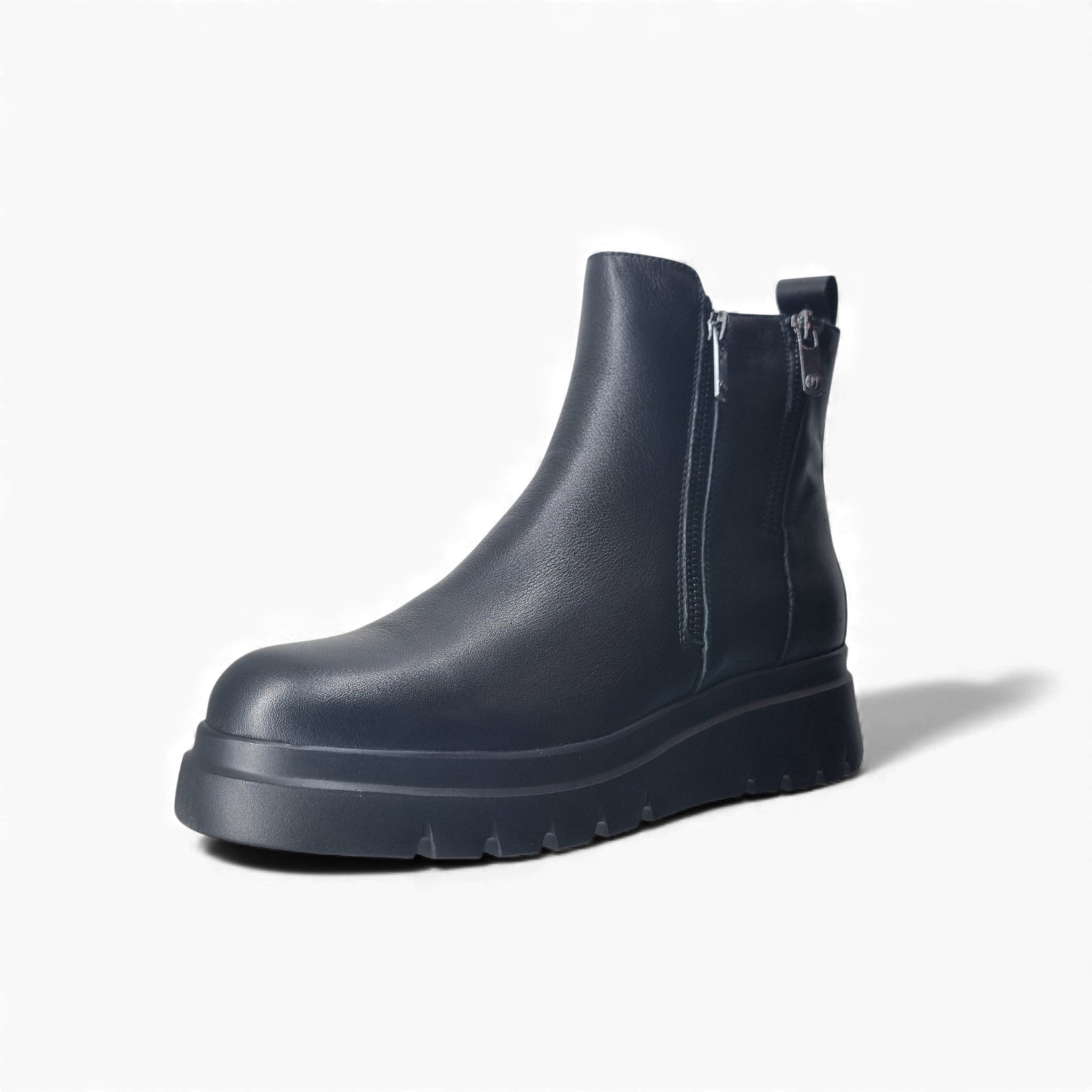 Impronte Stivaletti senza stringhe Maddalena Zip da Donna – Nero