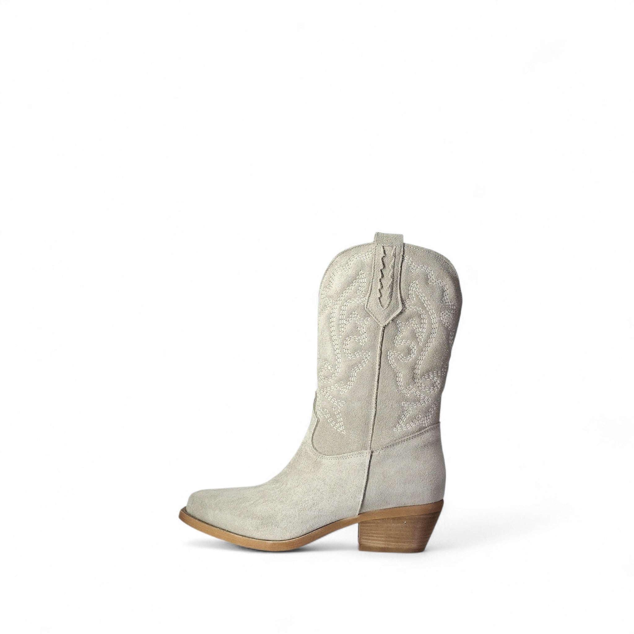 Kammi Telma Stivaletti Texani da Donna – Beige - TEX4090
