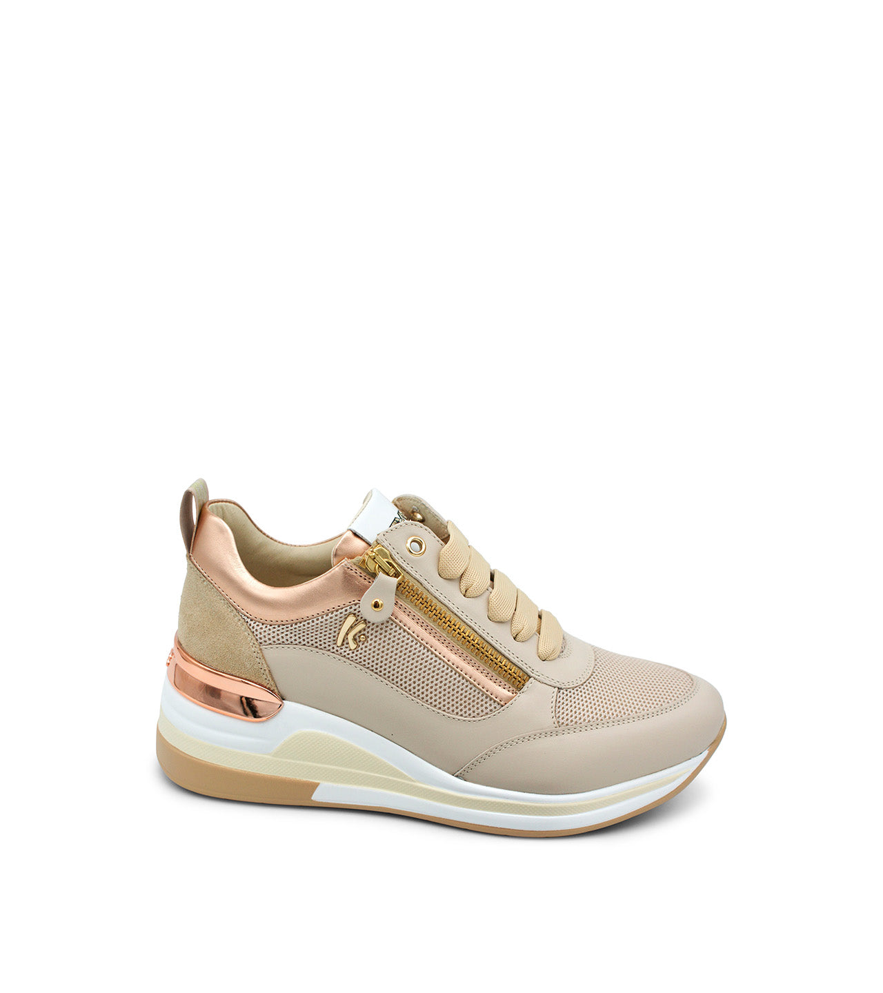 Keys Sneakers Basse da Donna – Beige