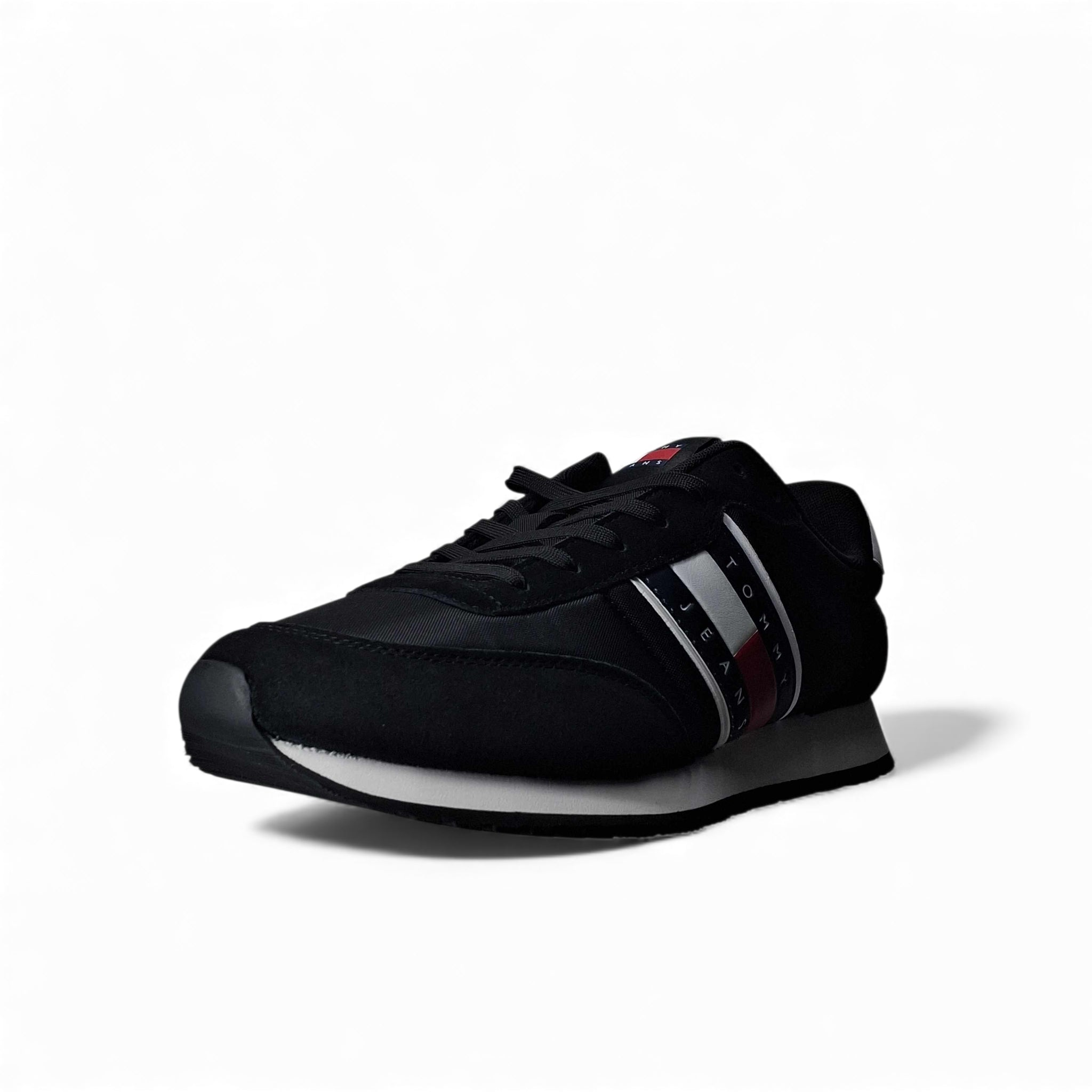 Tommy Hilfiger Sneakers Basse Tjm Runner Casual Ess da Uomo – Nero