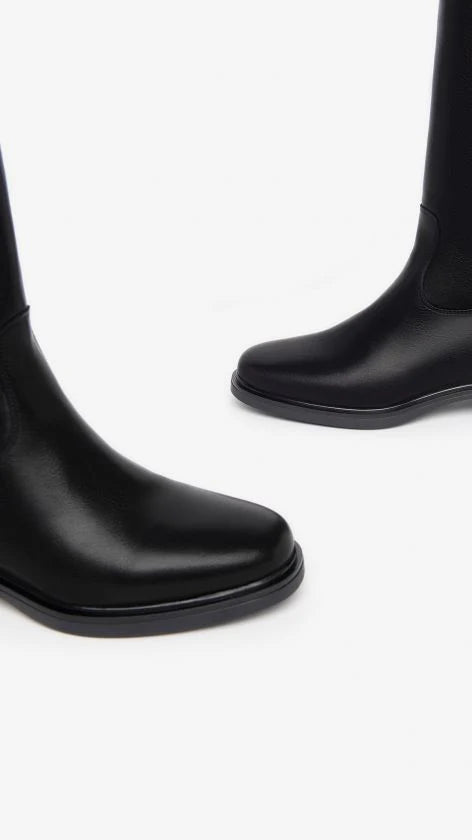 Nero Giardini Stivali senza Tacco da Donna – Nero