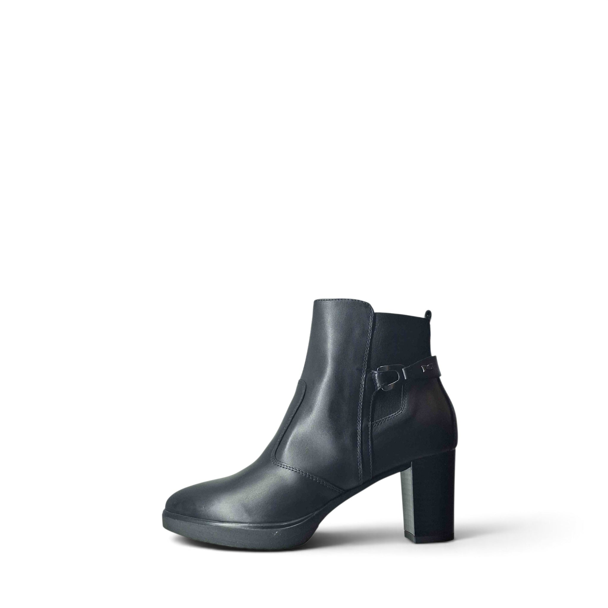 Nero Giardini Made In Italy Stivaletti Tondi Con Tacco da Donna – I617260D 100