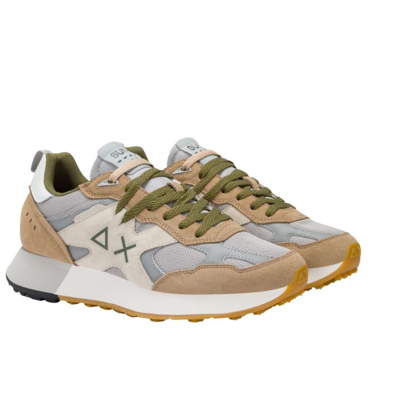 Sun68 Sneakers Basse Jaki Outdoor da Uomo – Beige
