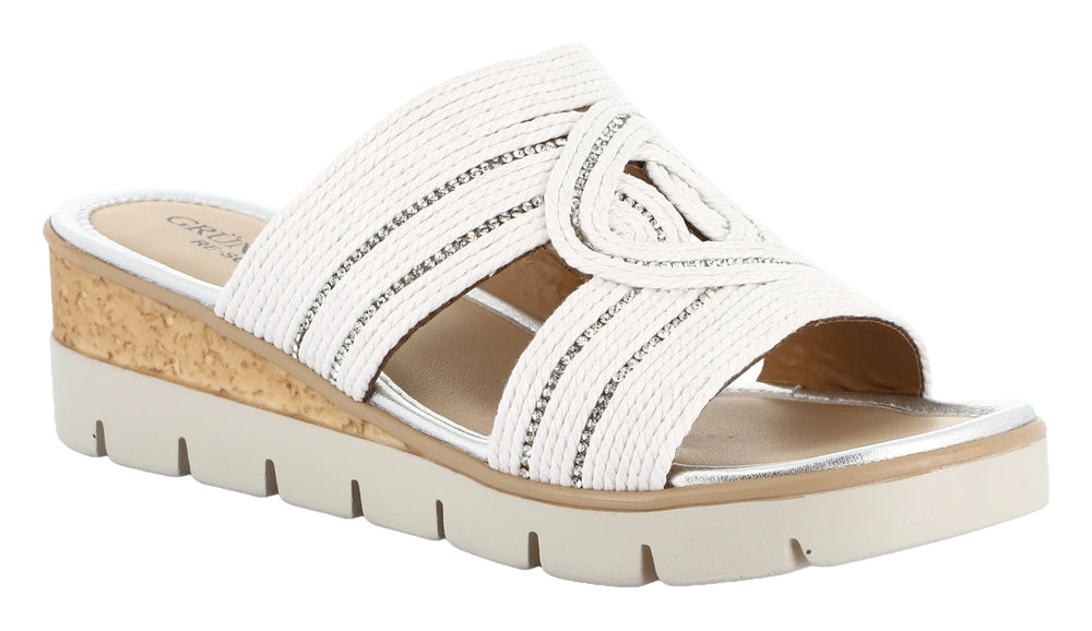 Grunland Ciabatte con Zeppa Ci da Donna – Bianco