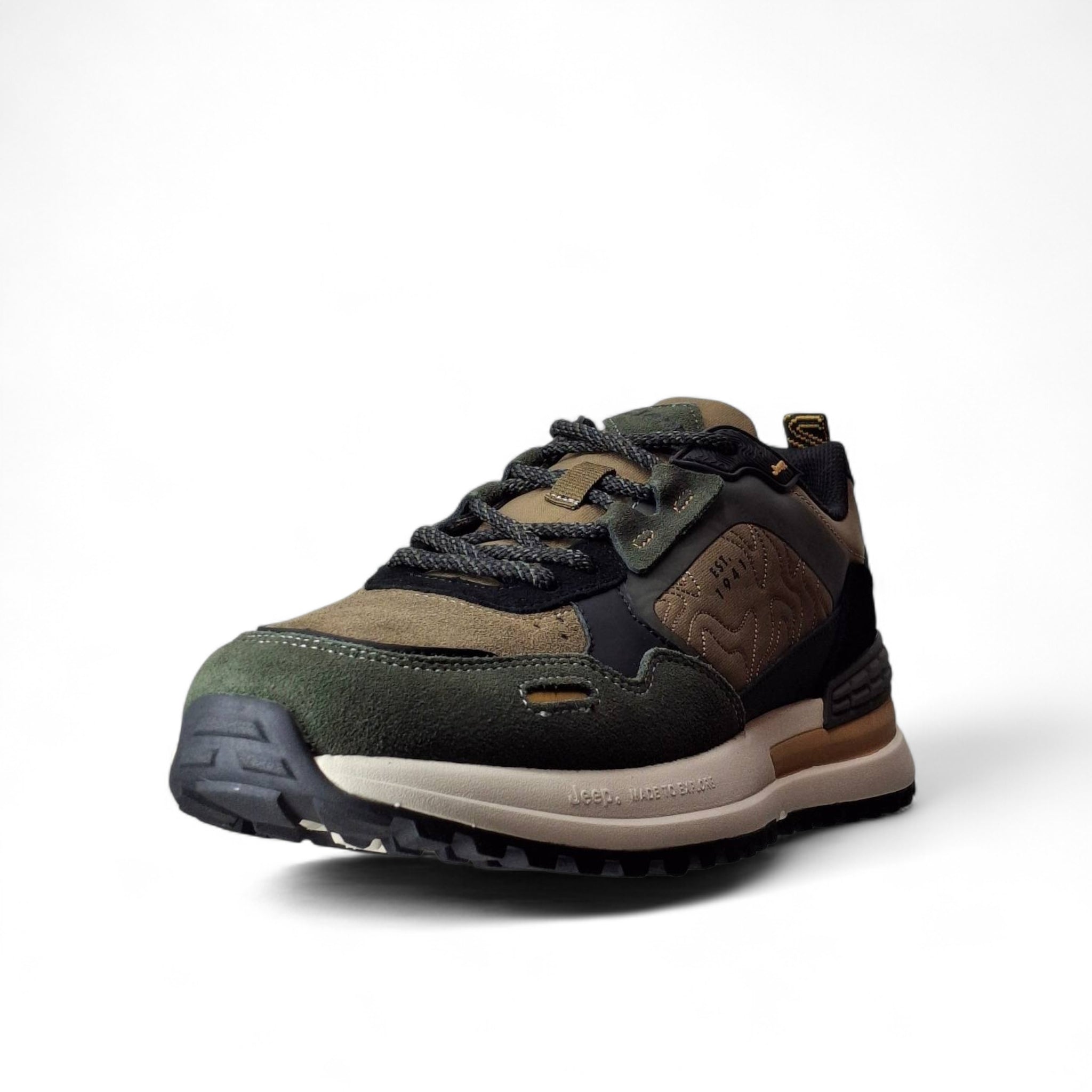 Jeep Sneakers Basse Ground da Uomo – Verde