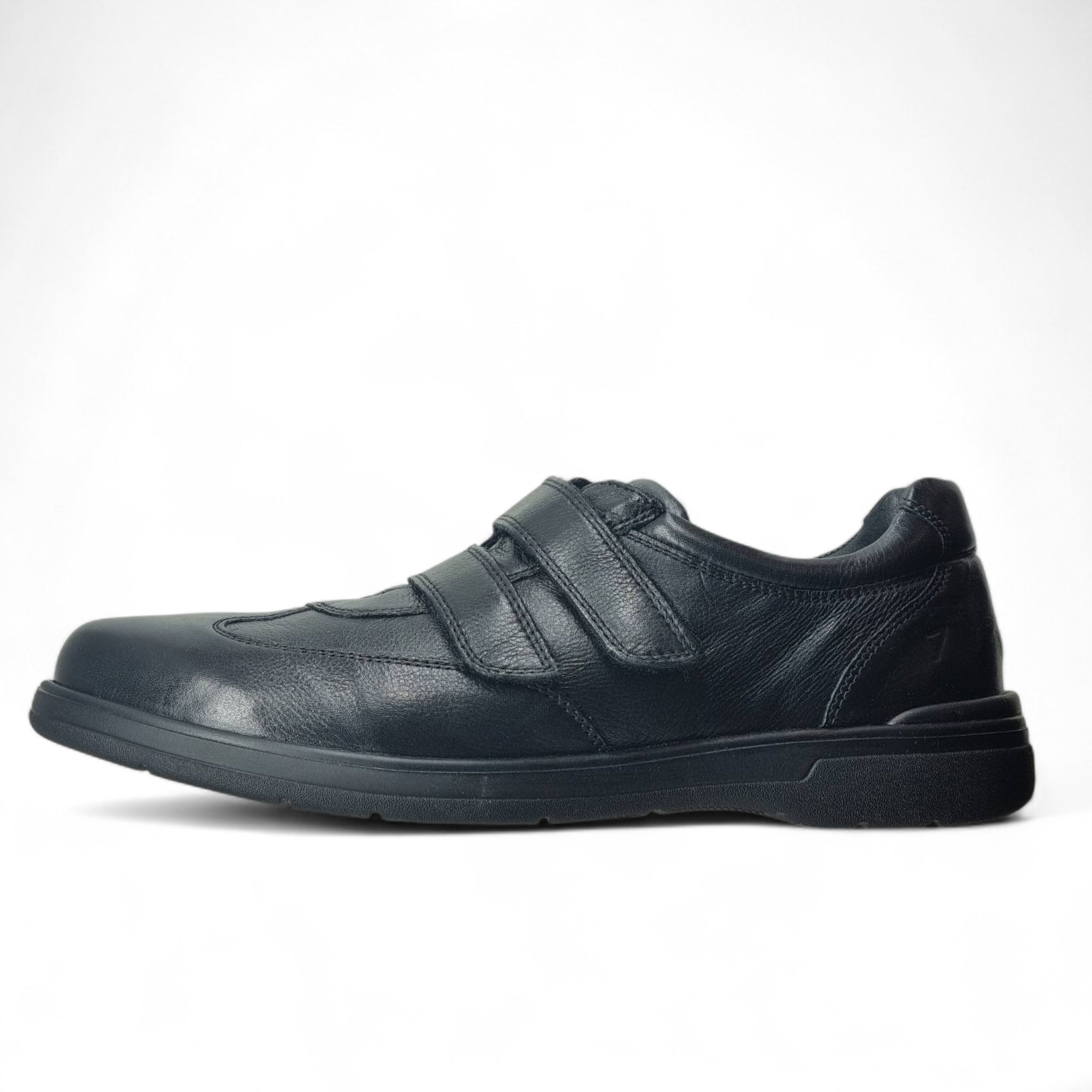 Valleverde Scarpe Basse Senza Stringhe da Uomo – Nero