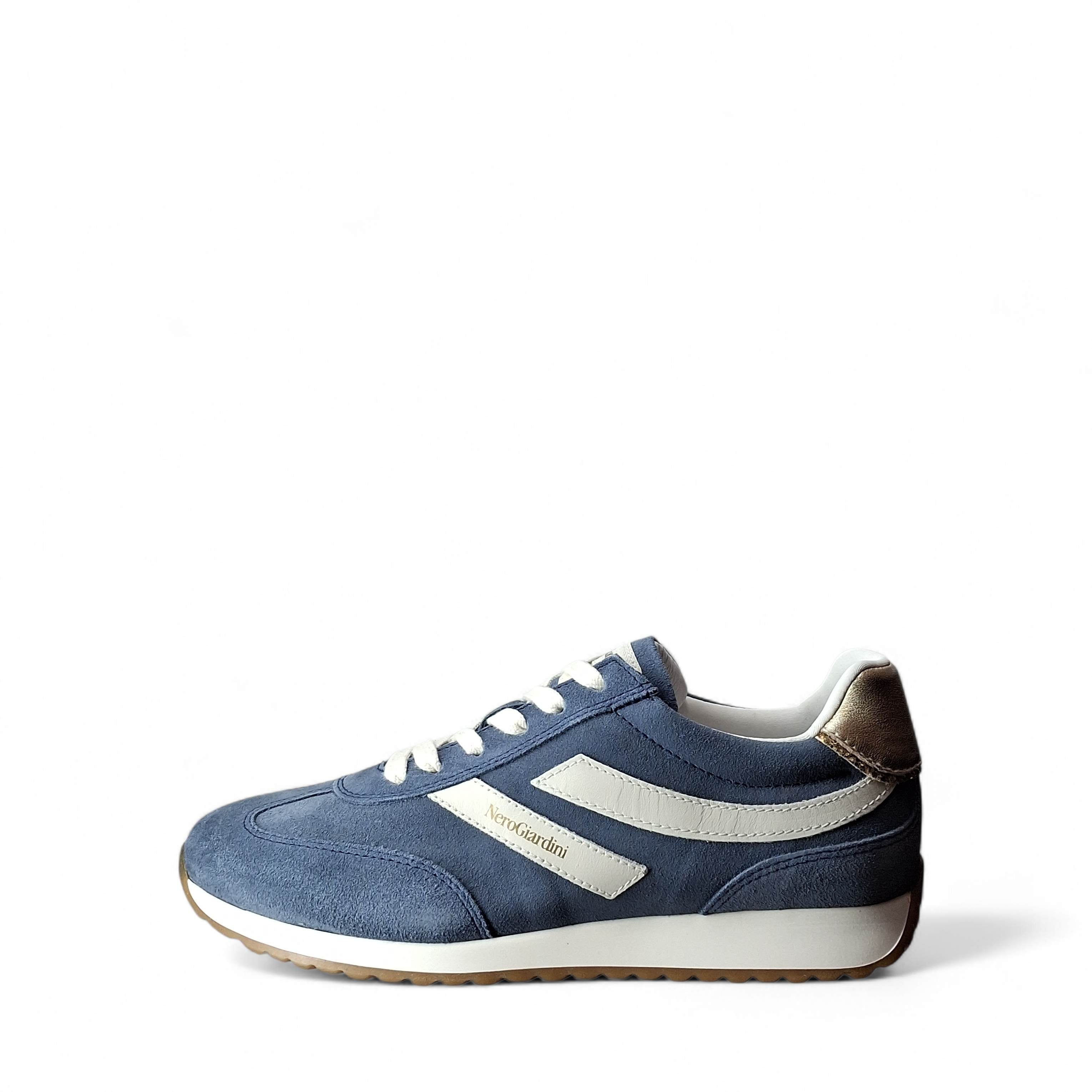 Nero Giardini Sneakers Basse Nicole da Donna – Azzurro